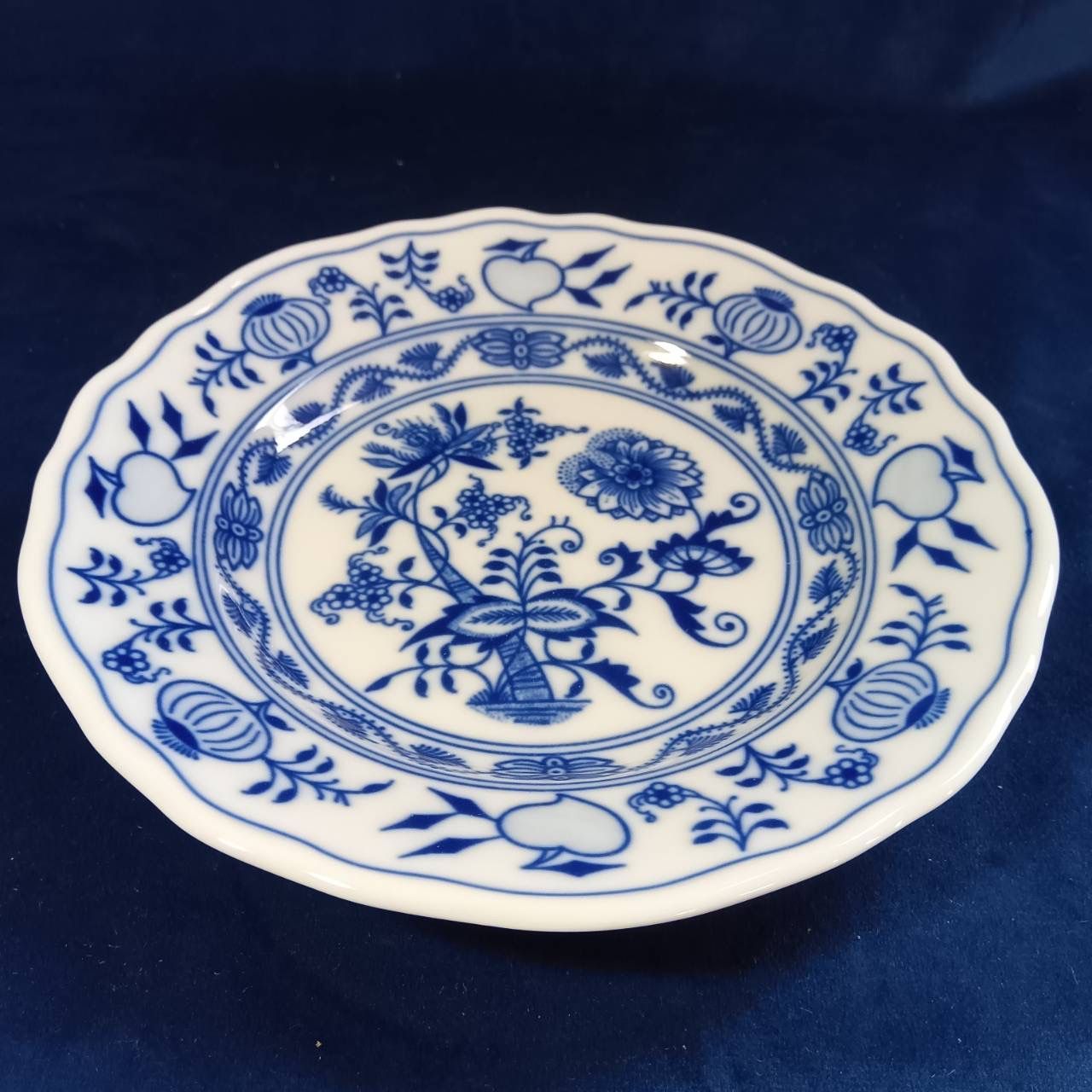 ボヘミア Bohemia 美品 カールスバード ブルーオニオン チェコ