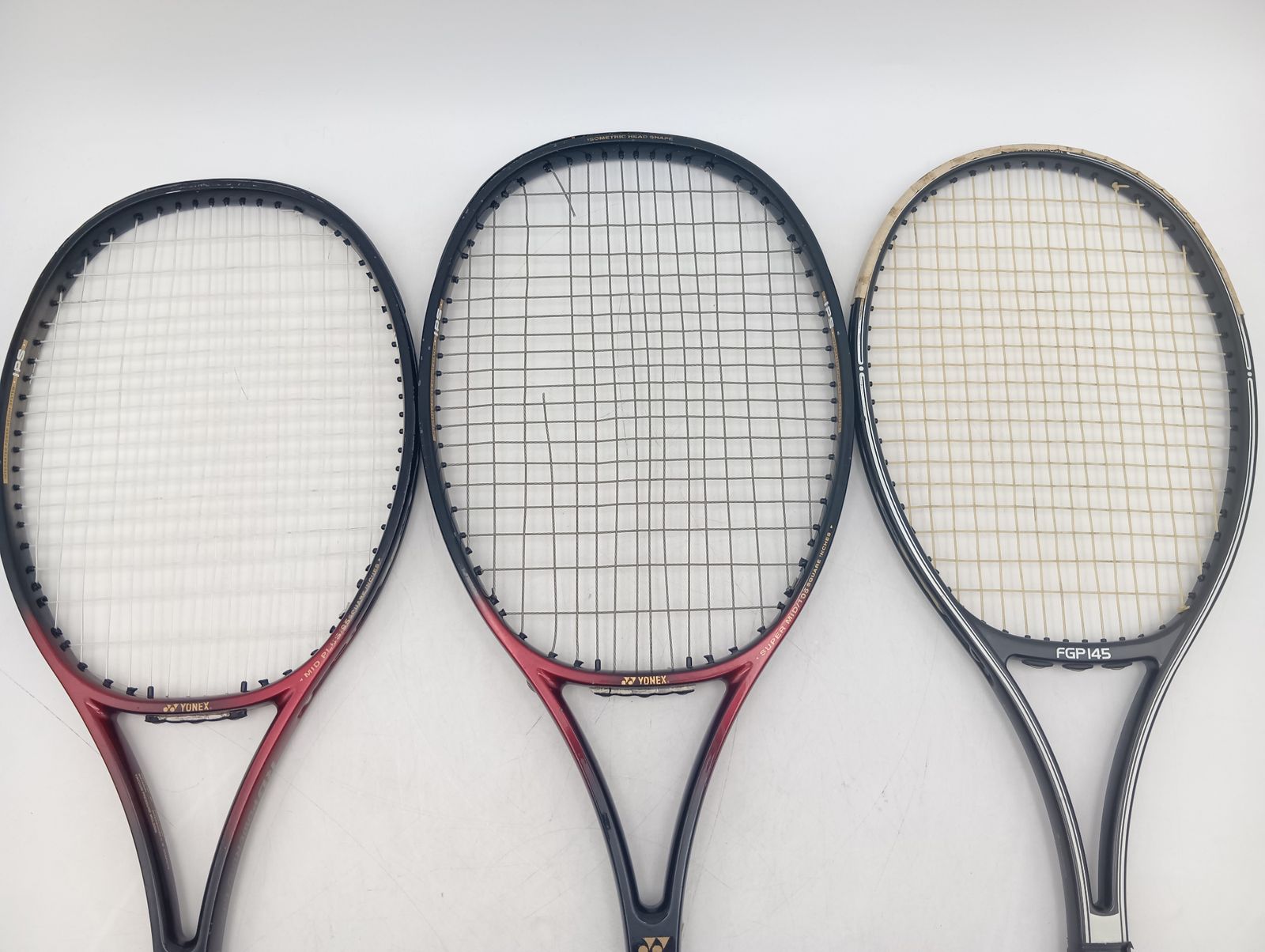 YONEX FGP145 硬式 テニスラケット3本セット ケース付き_S9833 - メルカリ