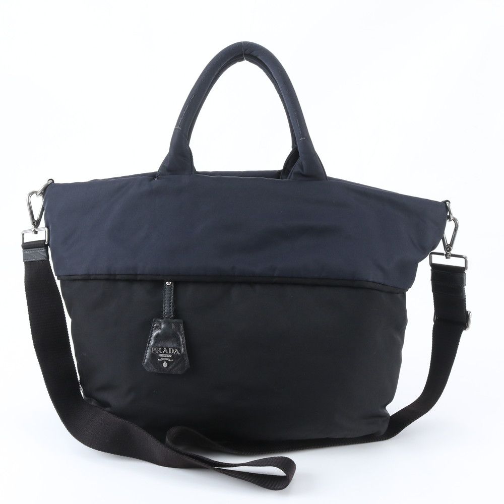 プラダ PRADA トートバッグ ショルダーバッグ ナイロン レザー 
