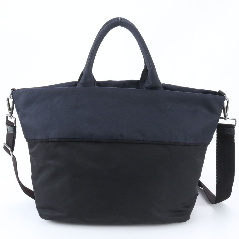 美品 プラダ リバーシブル テスート ナイロン レザー 2WAY ショルダー 