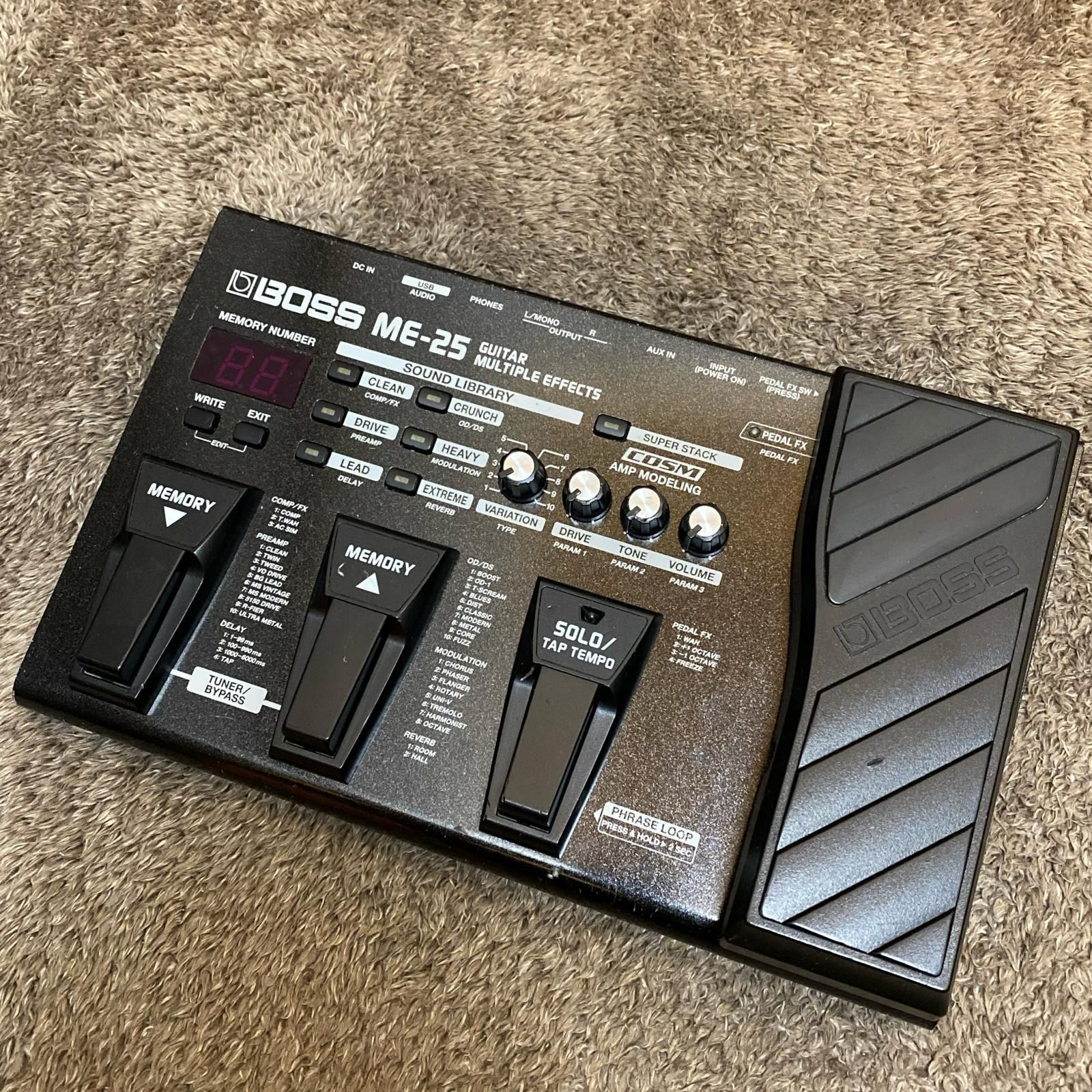 【尾張小牧店】【楽器】 中古 BOSS | ボス エフェクター ME-25 Guitar Multiple Effects 【472】 尾張小牧店】【楽器】 中古 BOSS | ボス エフェクター ME-25 Guitar