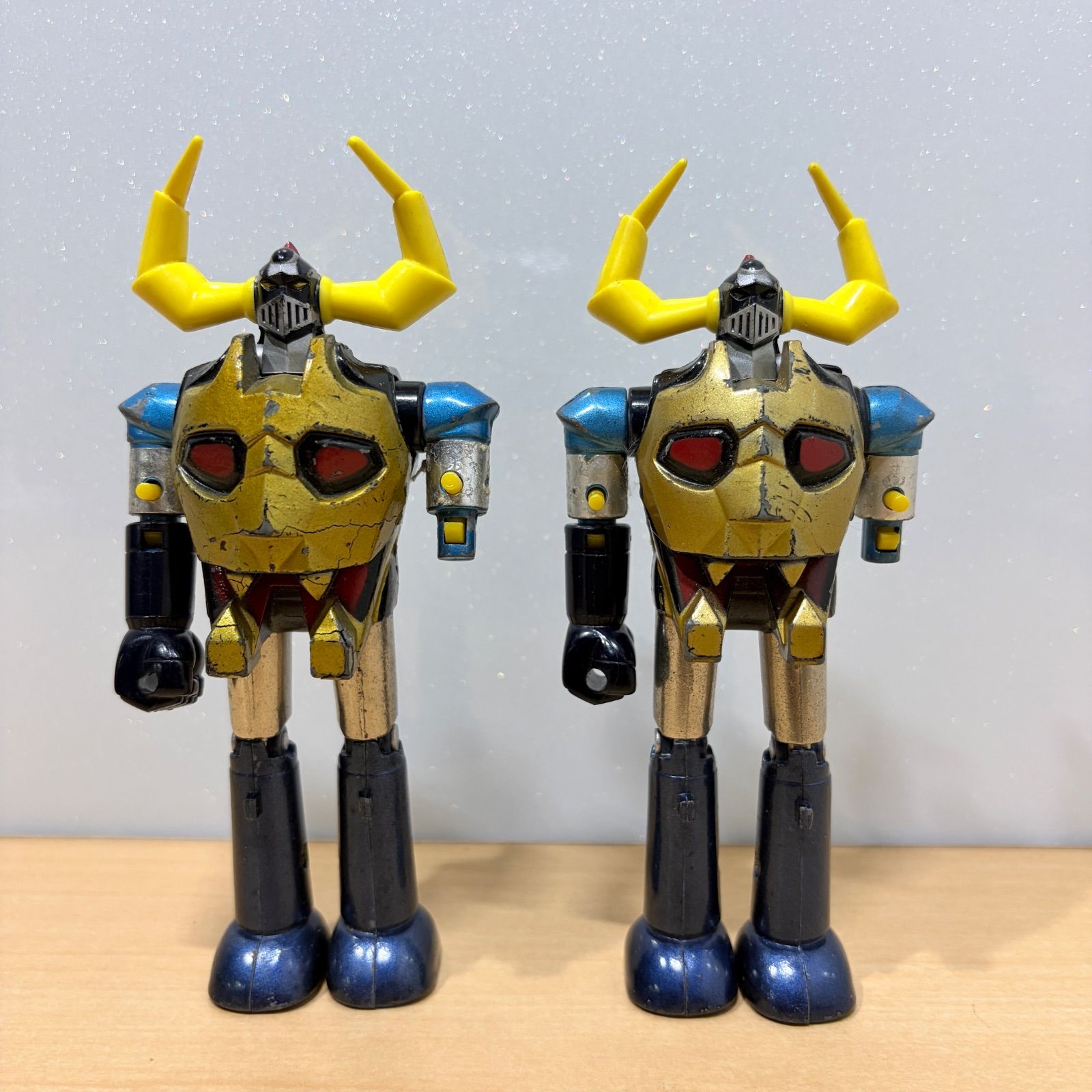 ジャンク】ポピー 超合金 GA-51 大空魔竜ガイキング 当時物 2体セット