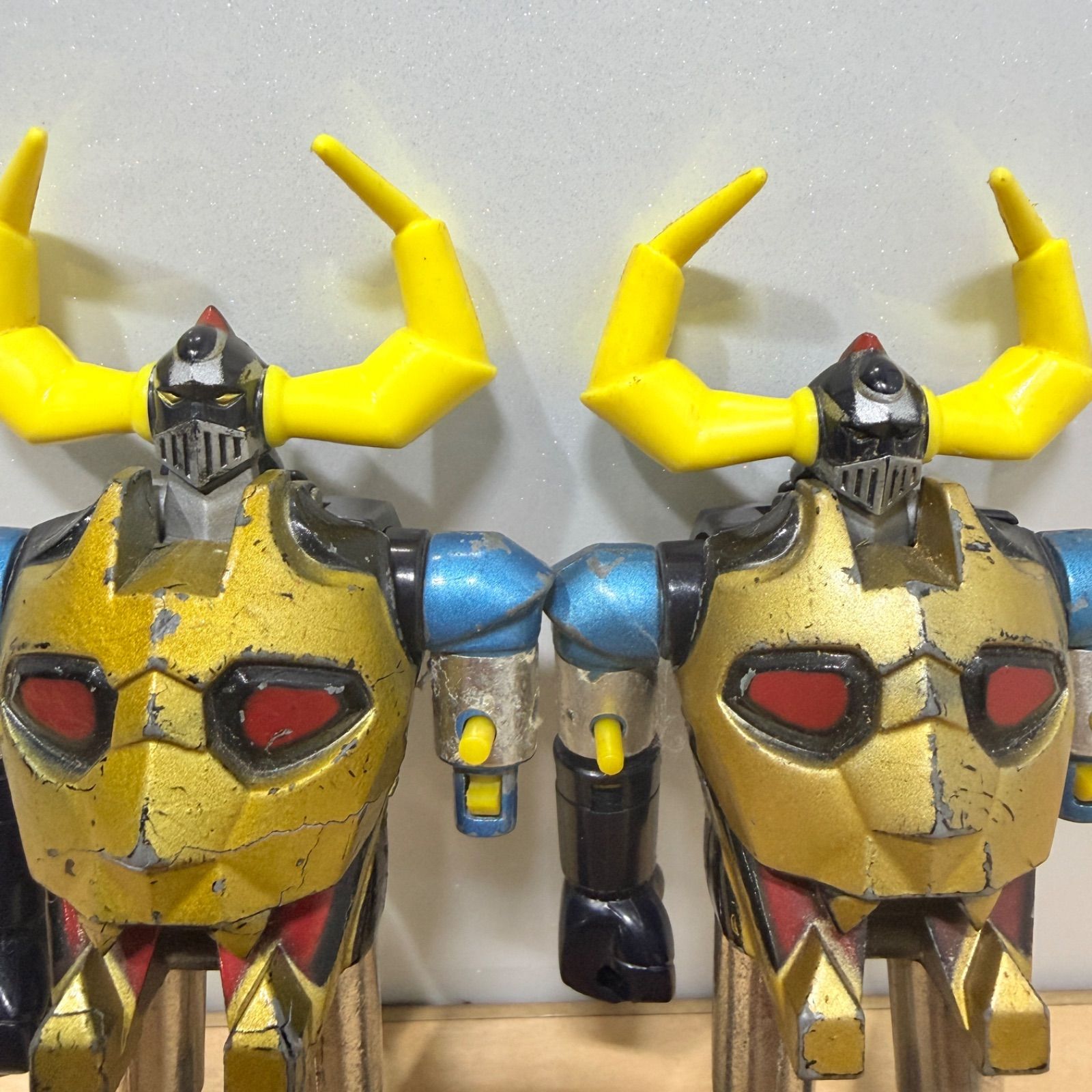 ジャンク】ポピー 超合金 GA-51 大空魔竜ガイキング 当時物 2体セット