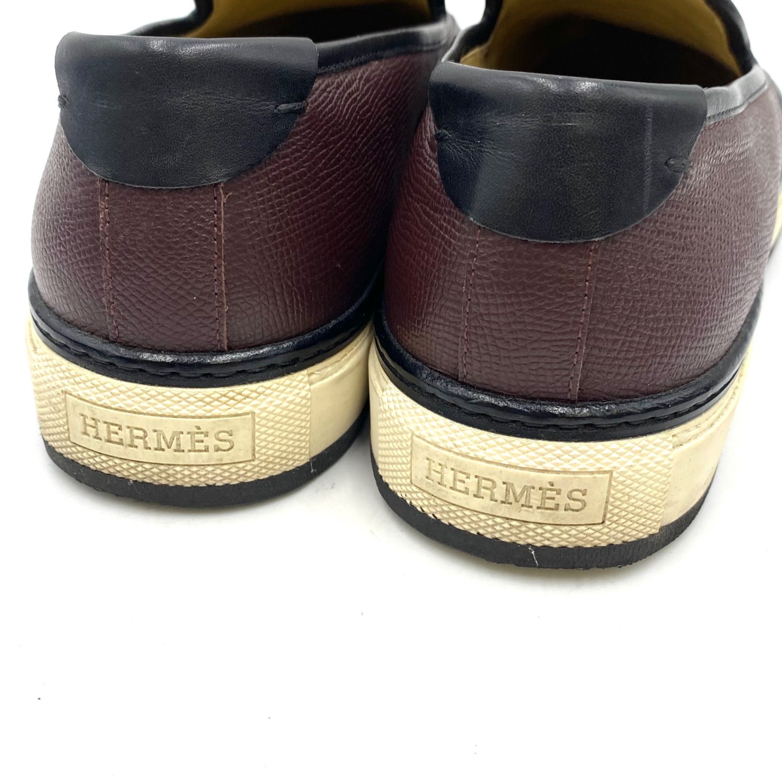 HERMES エルメス Must タッセル スリッポン スニーカー シューズ 