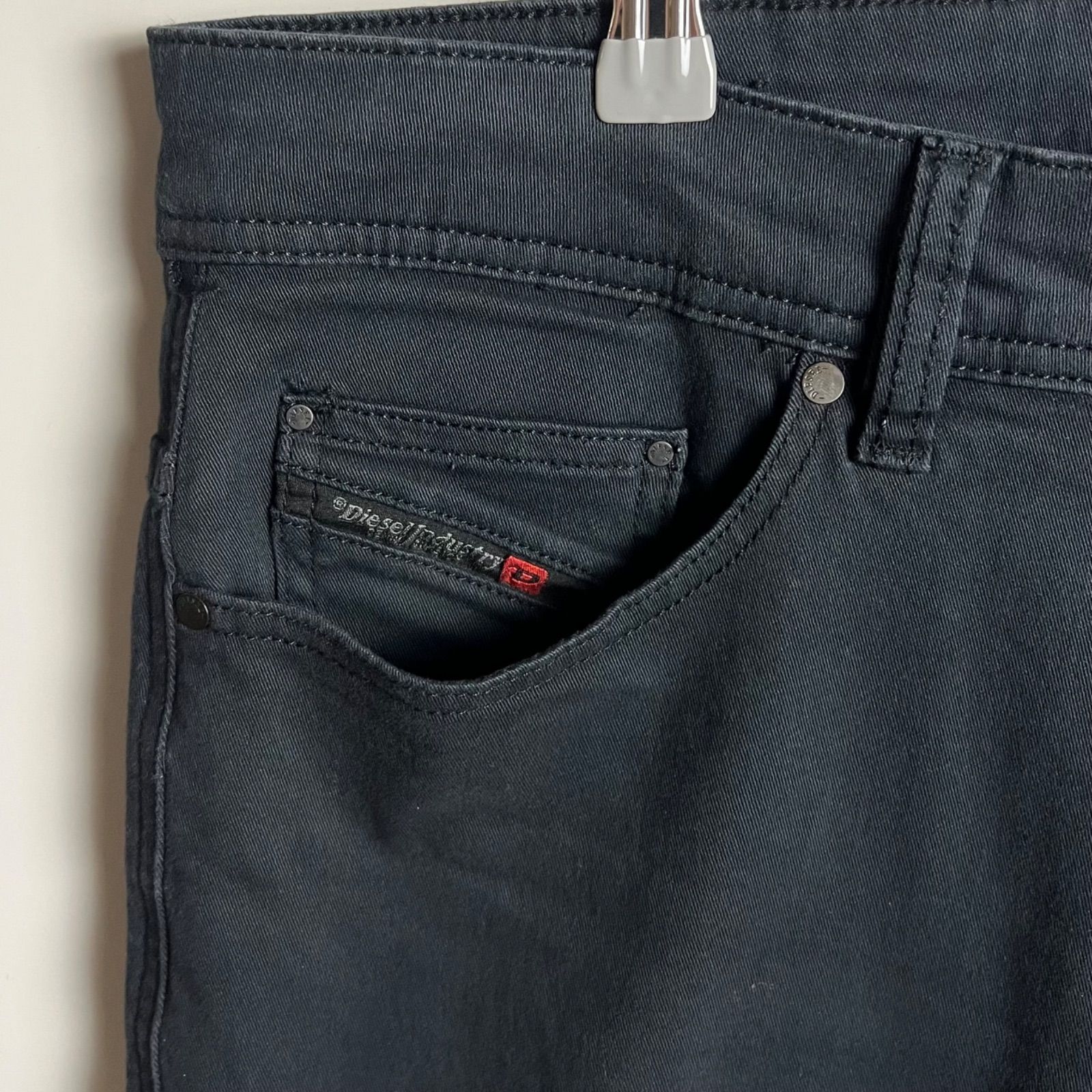 DIESEL archive THAVAR-XP-A black skinny pants w32 ディーゼル