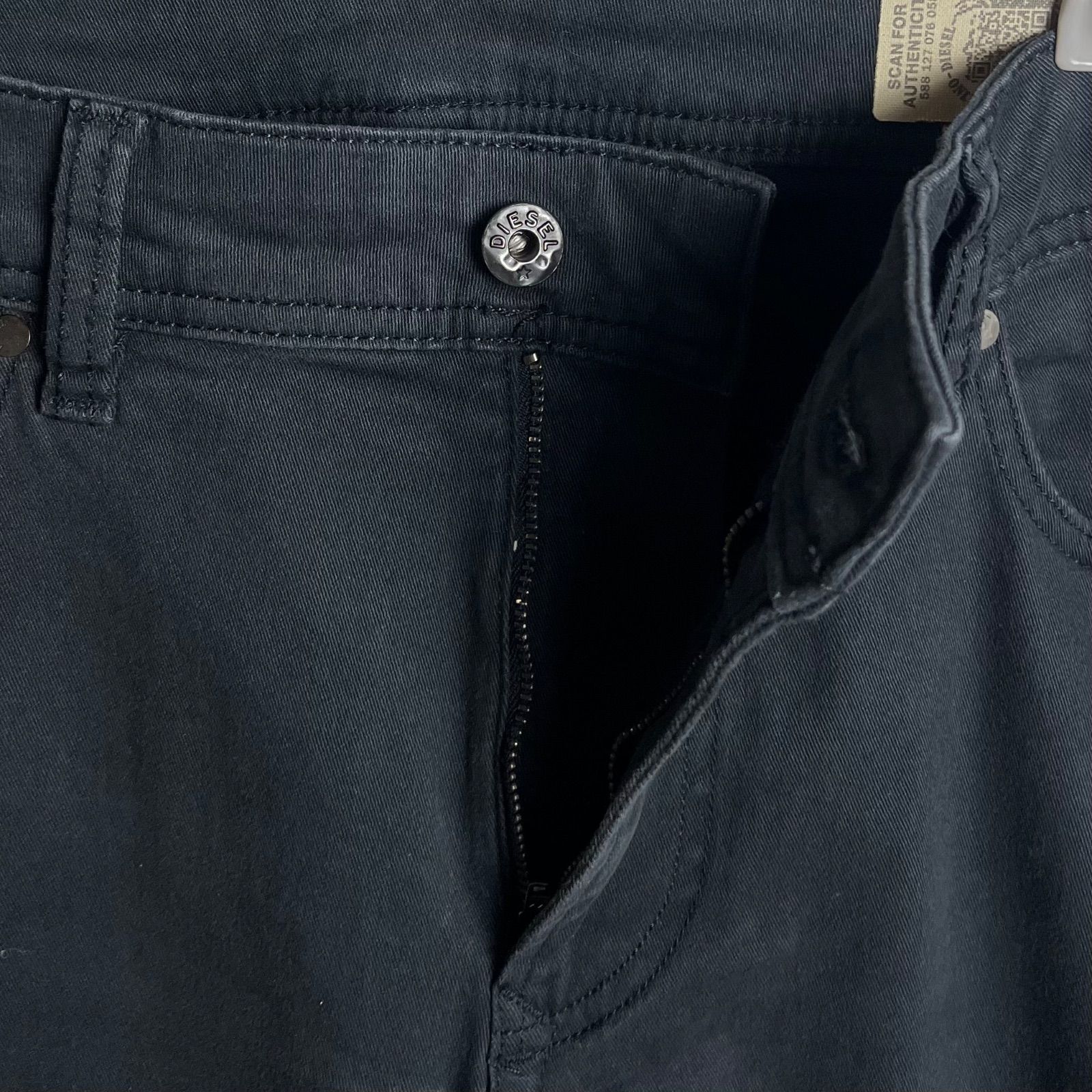 DIESEL THAVAR イタリア製 ブラック スキニーパンツ ストレッチ29 DIESEL archive THAVAR-XP-A black skinny pants w32 ディーゼル