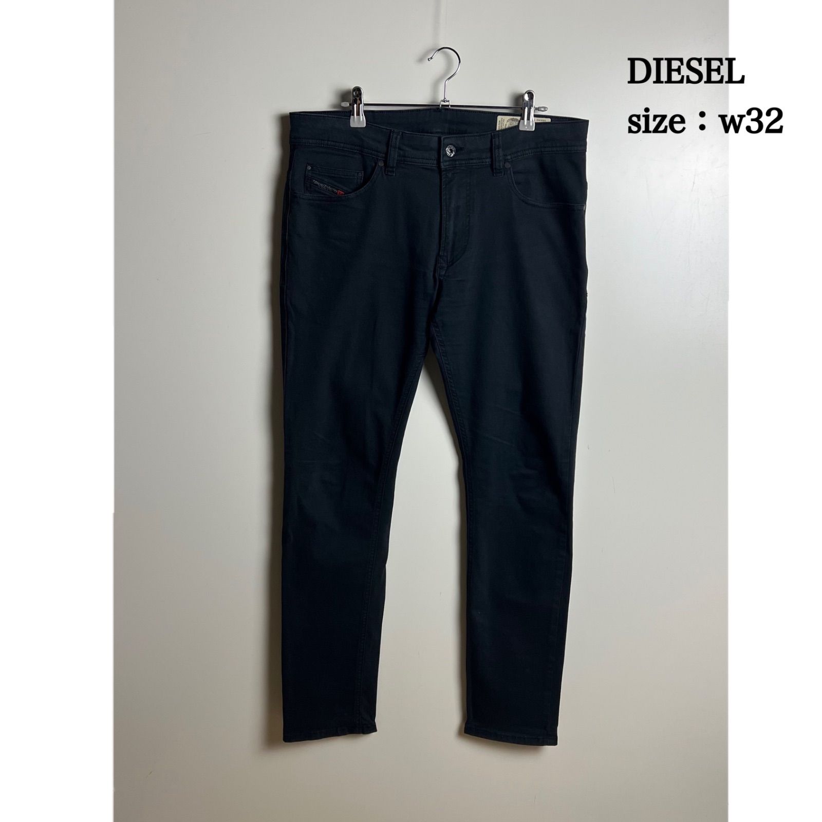 DIESEL archive THAVAR-XP-A black skinny pants w32 ディーゼル