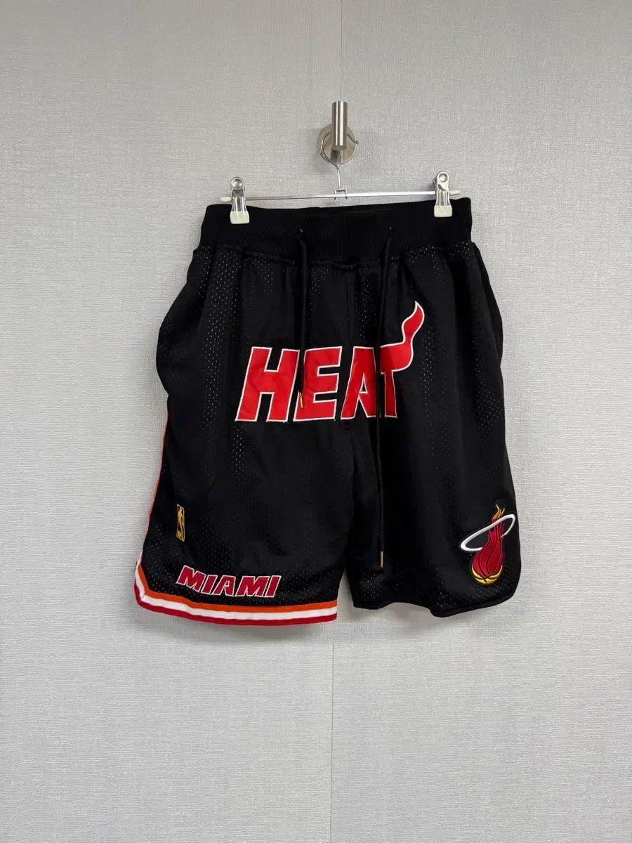 ジャストドン NBA マイアミ・ヒート ハーフパンツ ブラック