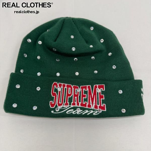 【美品】supreme NEW ERA ニット帽 ラインストーン Supreme×NEW ERA/シュプリーム×ニューエラ【21AW】Rhinestone Beanie