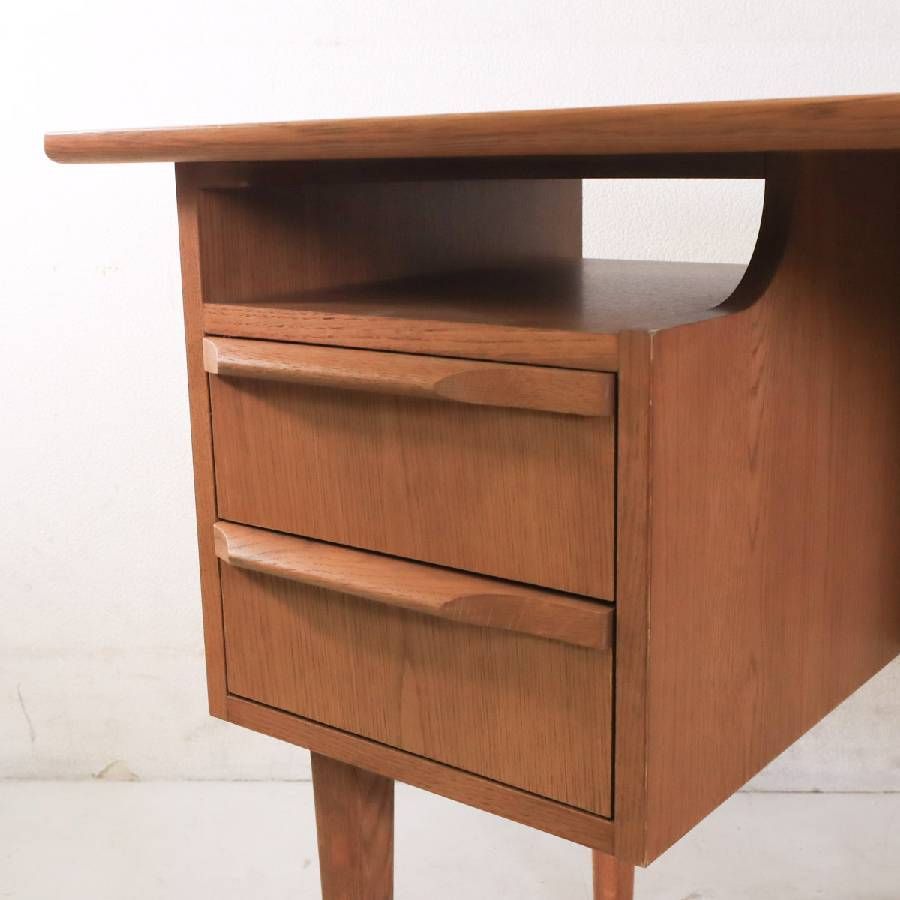 展示品 2023年製】 unico ウニコ TOVE トーヴ デスク オーク材 片袖机