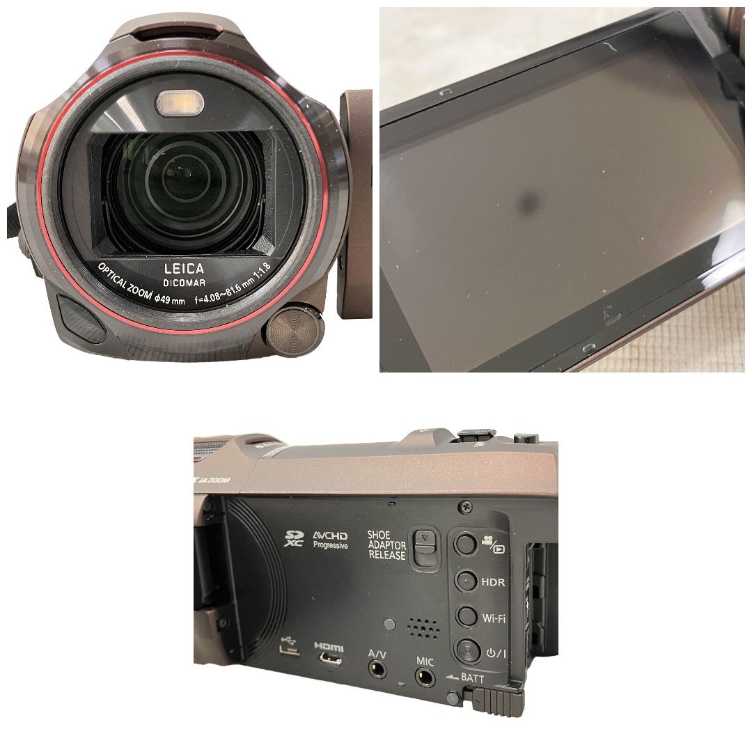 Panasonic HC-VX992MS デジタルビデオカメラ 2022年製 4K 撮影