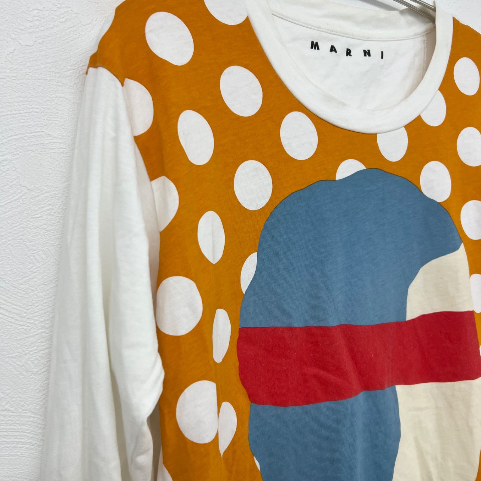 MARNI マルニ 長袖カットソー ロンT ポルカドット イラストプリント 38