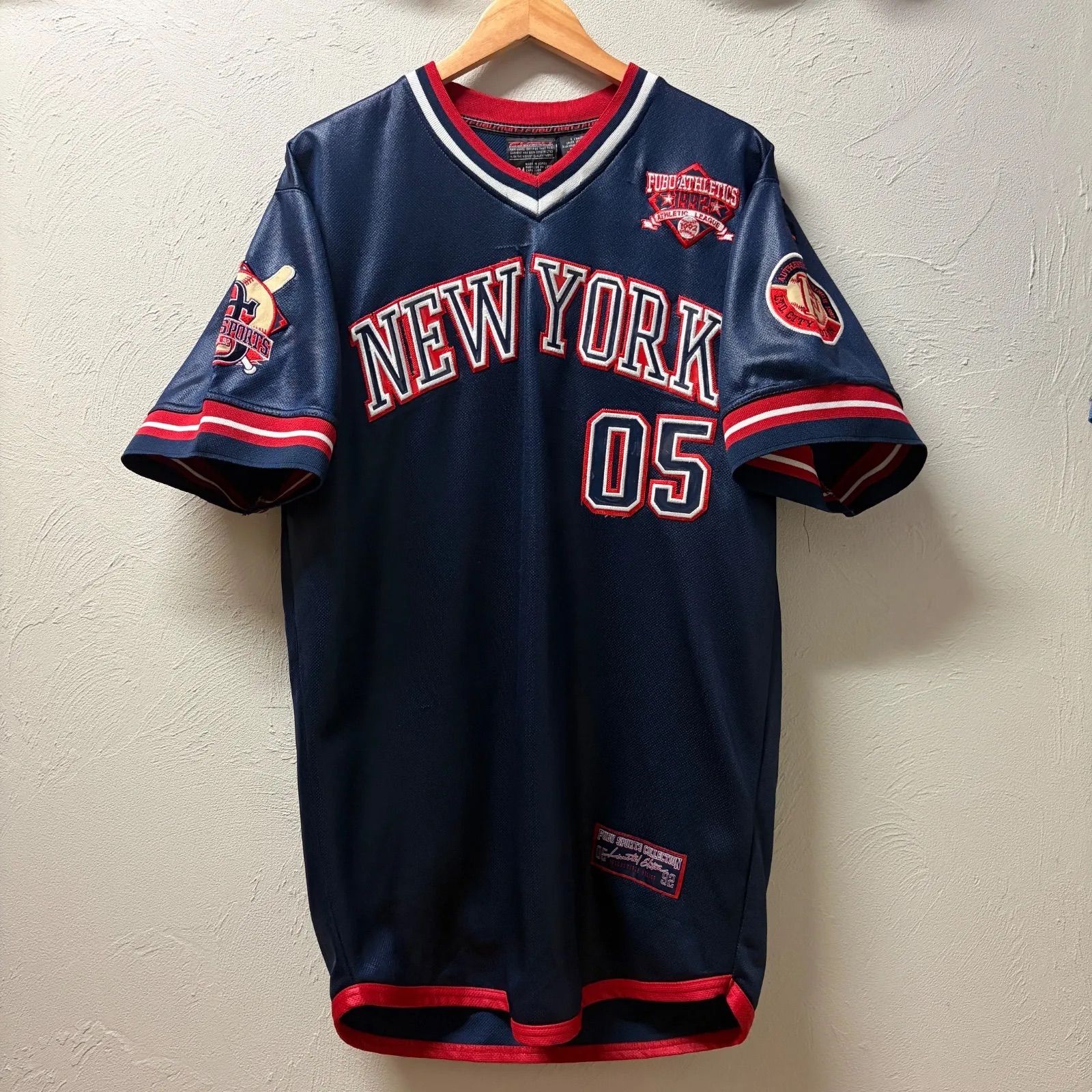 FUBU フットボールシャツ ゲームシャツ NEW YORK - メルカリ
