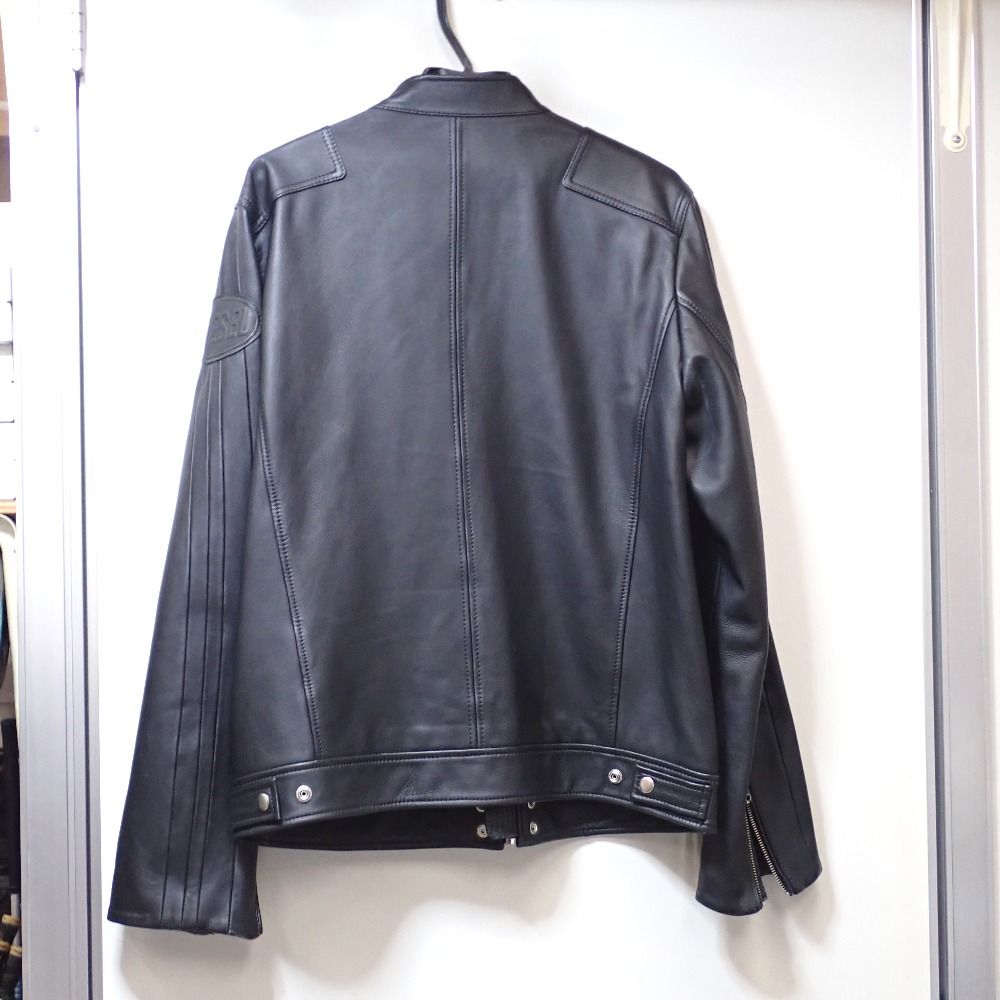 Ft1346321 ディーゼル ライダースジャケット レザージャケット 黒