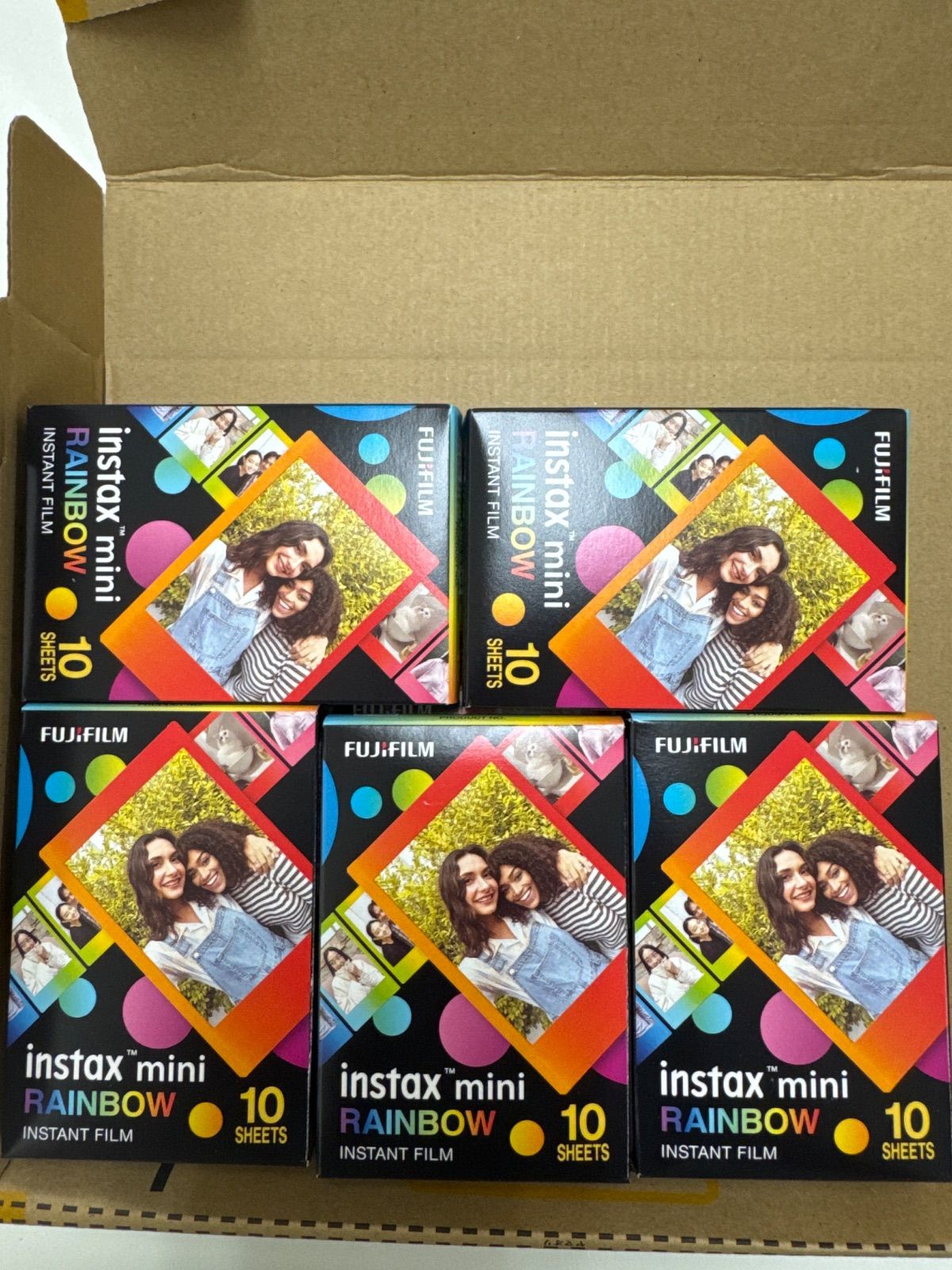instax™ “チェキ” mini フィルム レインボー　10本