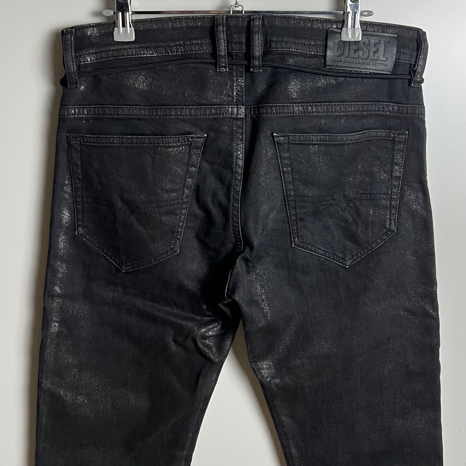 DIESEL lame coating Thommer JoggJeans 0098U SP1-NE w30 ディーゼル 
