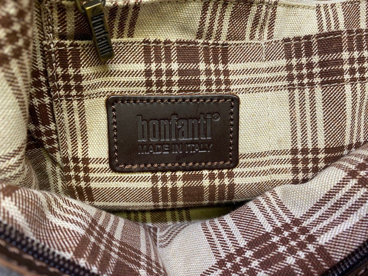 bonfanti ボンファンティ イタリア製 レザー フェルト 2Way トート
