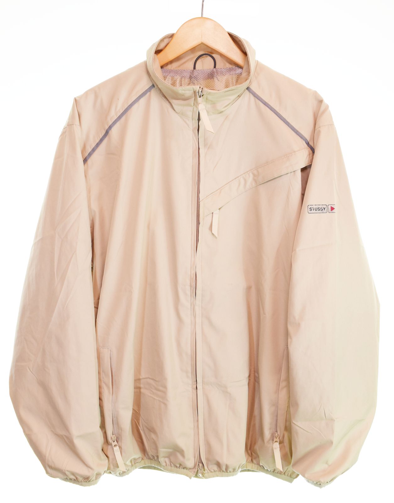 ステューシー STUSSY OLD 00s Wzip Track Nylon Jacket ダブルジップ