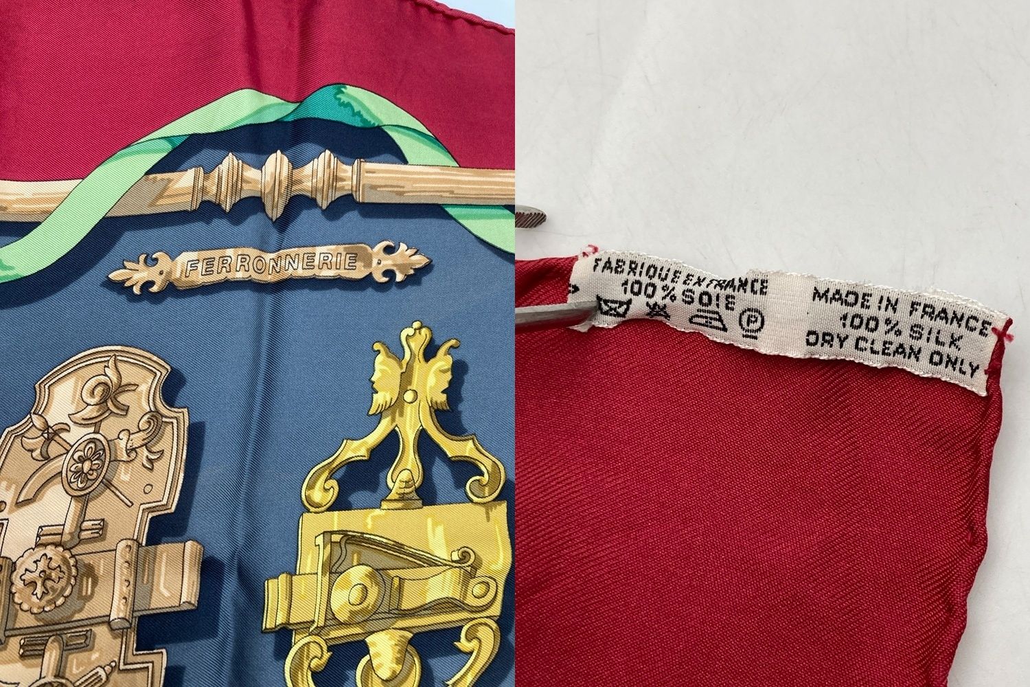 HERMES エルメス カレ90 FERRONNERIE 鉄細工 中古 D4 - メルカリ