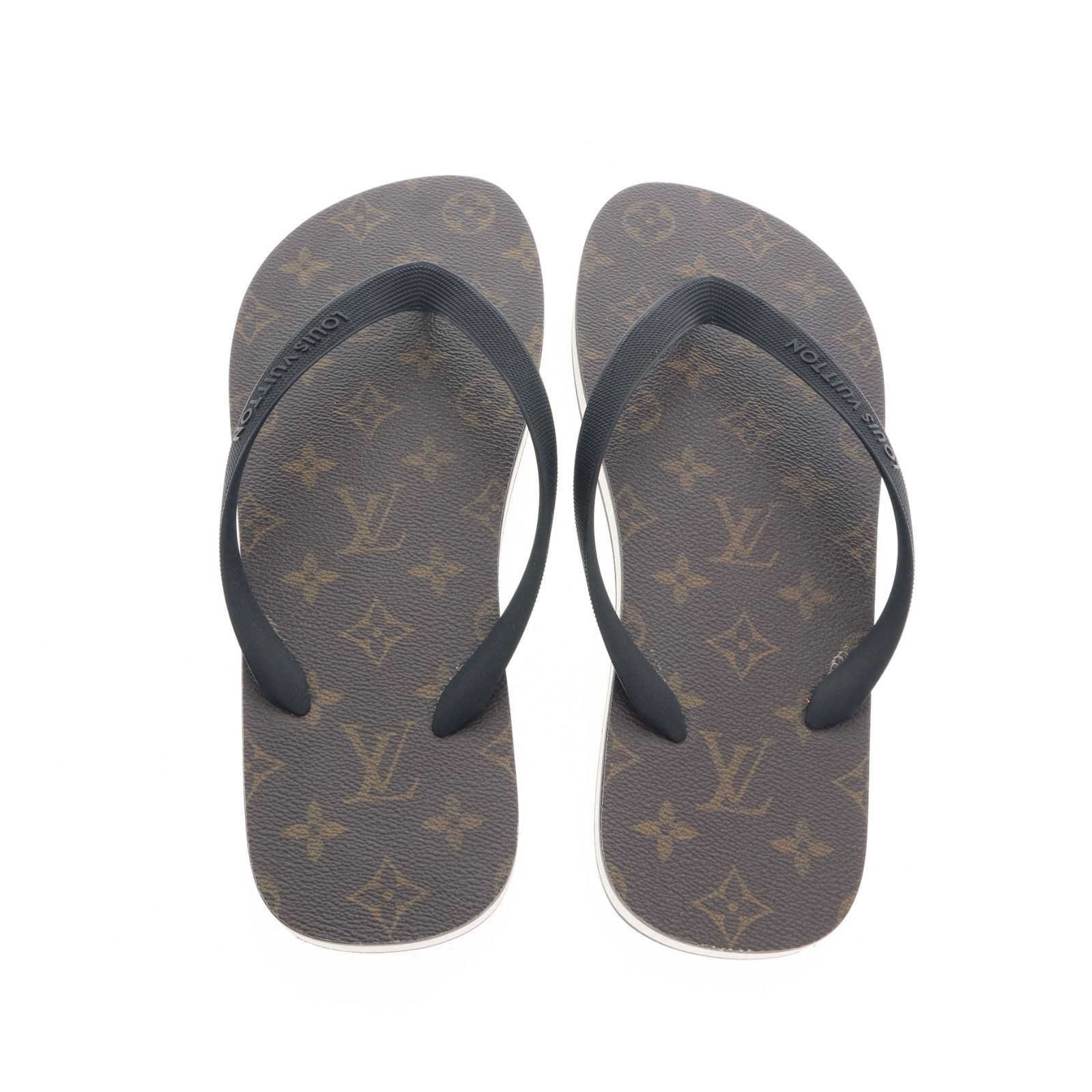 【中古】LOUIS VUITTON ルイヴィトン VS1119 モリトールライン ビーチサンダル モノグラム 約26cm レディース メンズ サンダル ブラック ブラウン アパレル ブランド 【中古】LOUIS VUITTON ルイヴィトン VS1119 モリトールライン ビーチサンダル モノグラム 約26cm レディース メンズ サンダル ブラック ブラウン アパレル ブランド
