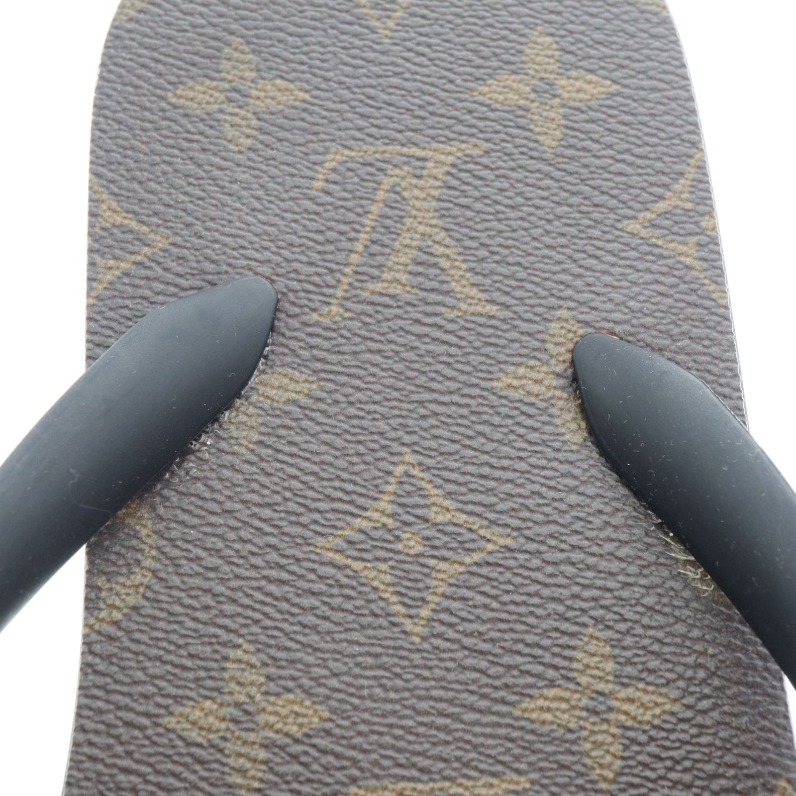 【中古】LOUIS VUITTON ルイヴィトン VS1119 モリトールライン ビーチサンダル モノグラム 約26cm レディース メンズ サンダル ブラック ブラウン アパレル ブランド 【中古】LOUIS VUITTON ルイヴィトン VS1119 モリトールライン ビーチサンダル モノグラム 約26cm レディース メンズ サンダル ブラック ブラウン アパレル ブランド