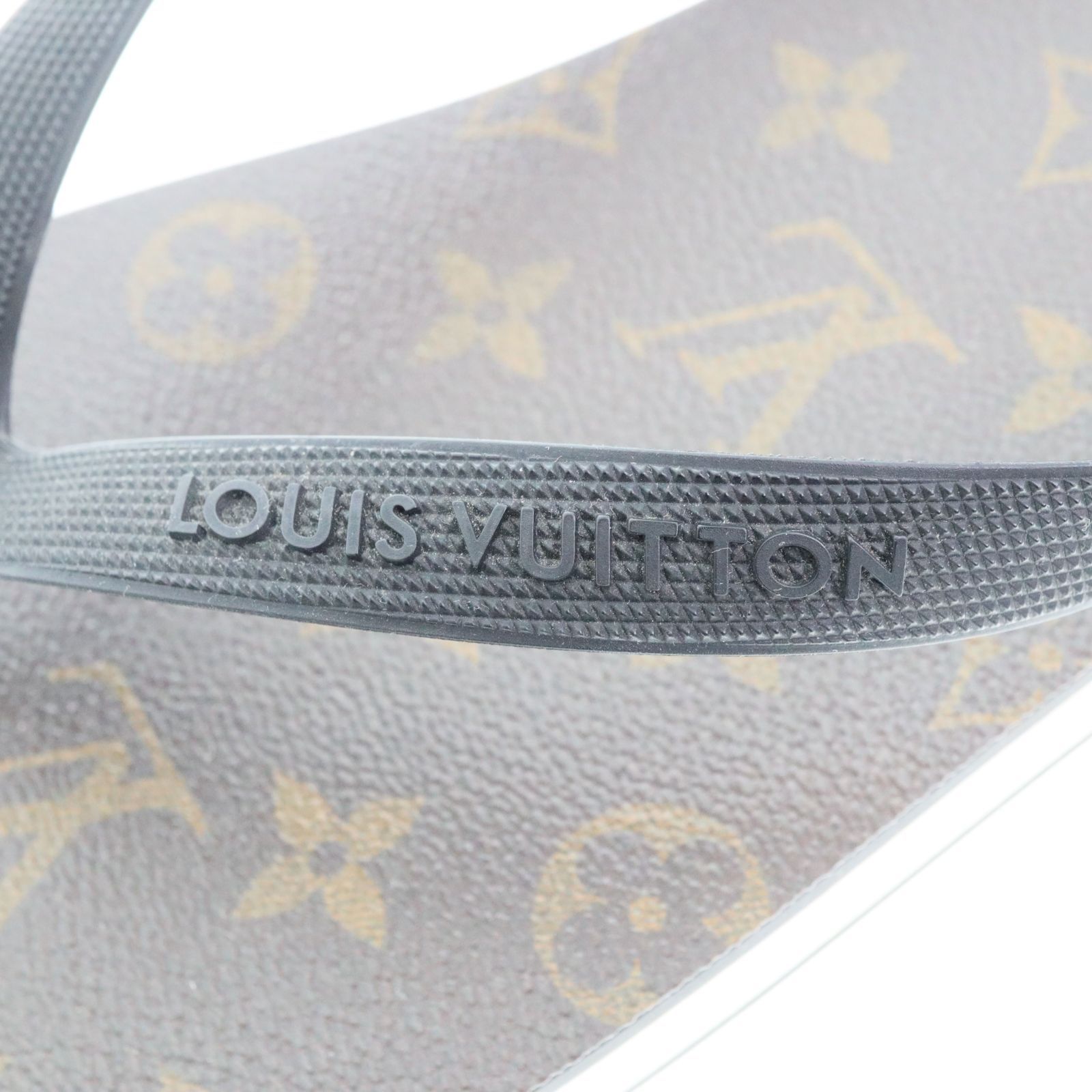 【中古】LOUIS VUITTON ルイヴィトン VS1119 モリトールライン ビーチサンダル モノグラム 約26cm レディース メンズ サンダル ブラック ブラウン アパレル ブランド 【中古】LOUIS VUITTON ルイヴィトン VS1119 モリトールライン ビーチサンダル モノグラム 約26cm レディース メンズ サンダル ブラック ブラウン アパレル ブランド