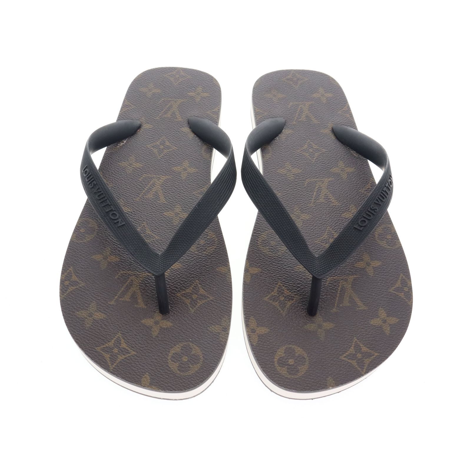 【中古】LOUIS VUITTON ルイヴィトン VS1119 モリトールライン ビーチサンダル モノグラム 約26cm レディース メンズ サンダル ブラック ブラウン アパレル ブランド 【中古】LOUIS VUITTON ルイヴィトン VS1119 モリトールライン ビーチサンダル モノグラム 約26cm レディース メンズ サンダル ブラック ブラウン アパレル ブランド