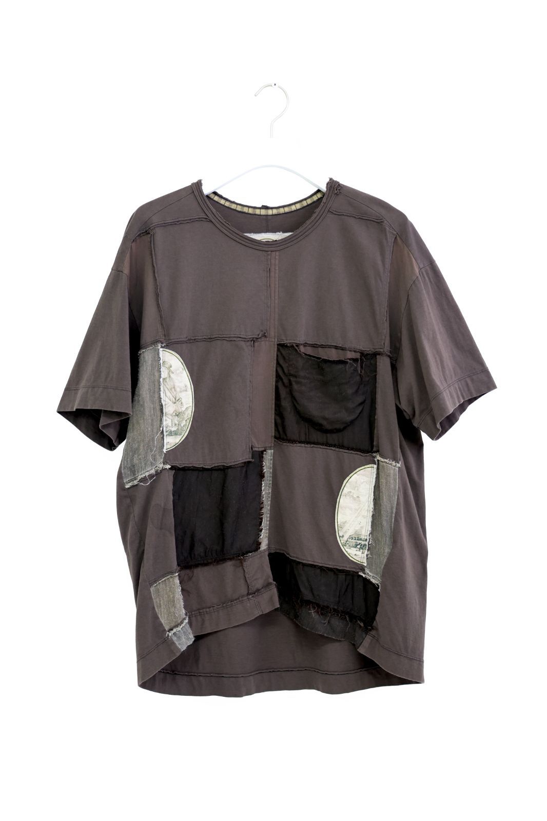 ZIGGY CHEN 2021SS Patchwork T-shirt ジギーチェン 21SS パッチワーク Tシャツ