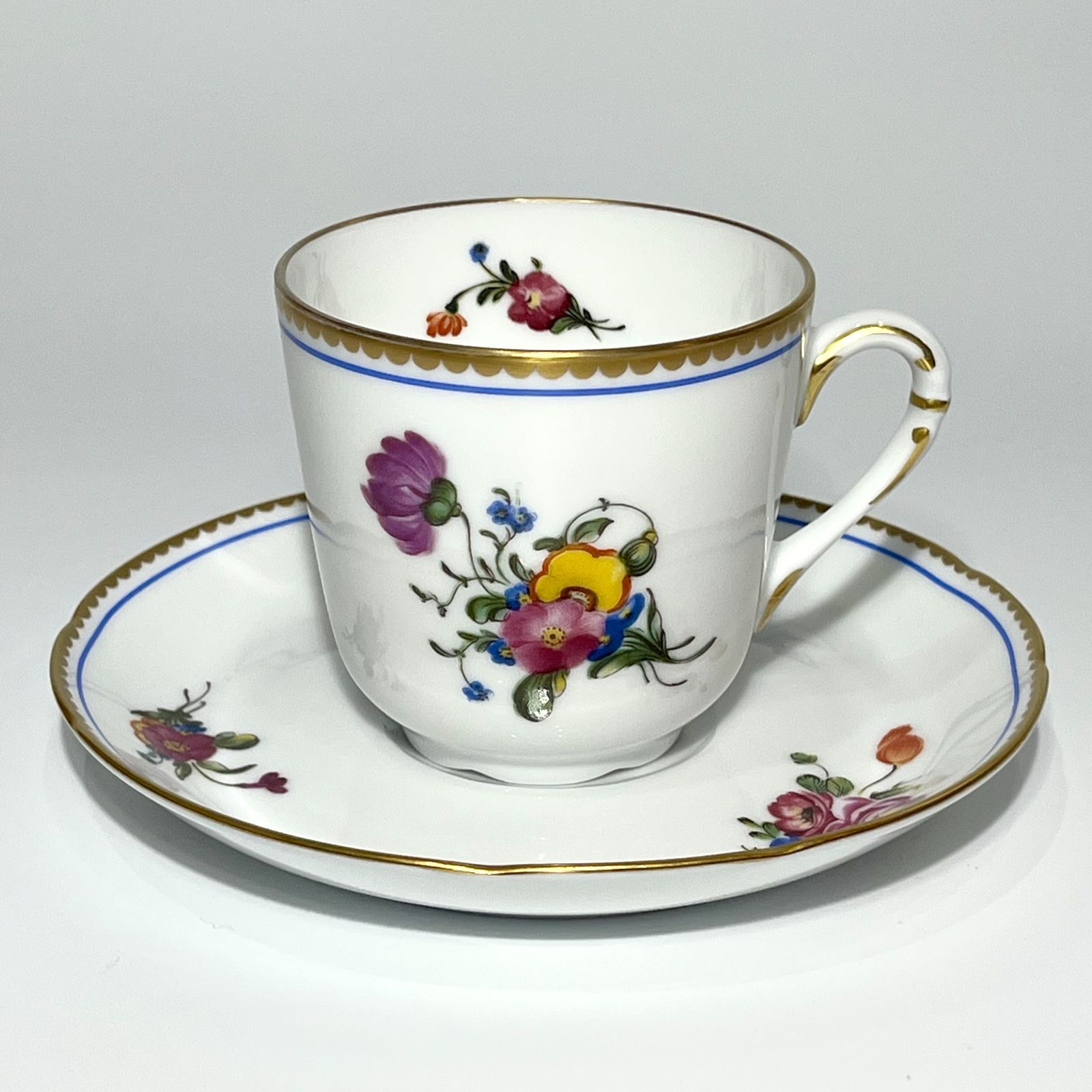 希少 / ロワイヤルリモージュ　ア・ラ・レーヌ　カップ＆ソーサー / Royale de Limoge　A la Reine　cup&saucer