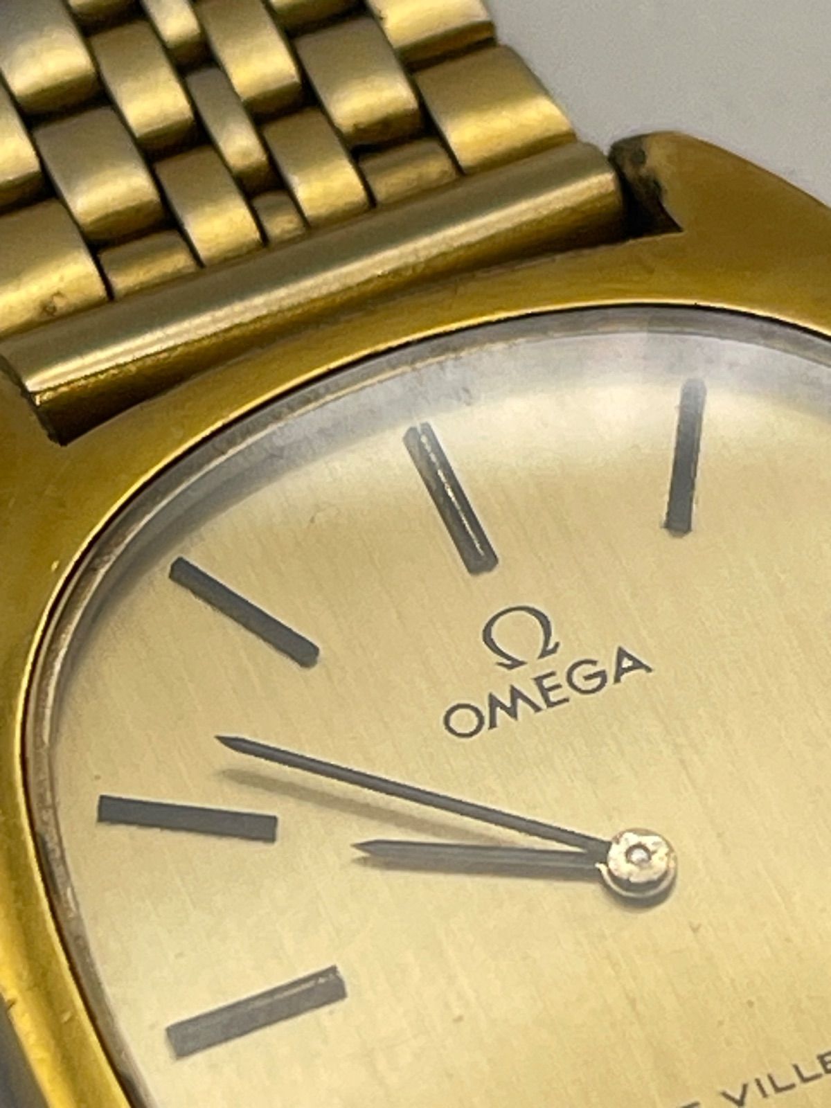 OMEGA(オメガ) デビル GP 手巻き ゴールドプリント 金メッキ ゴールド 