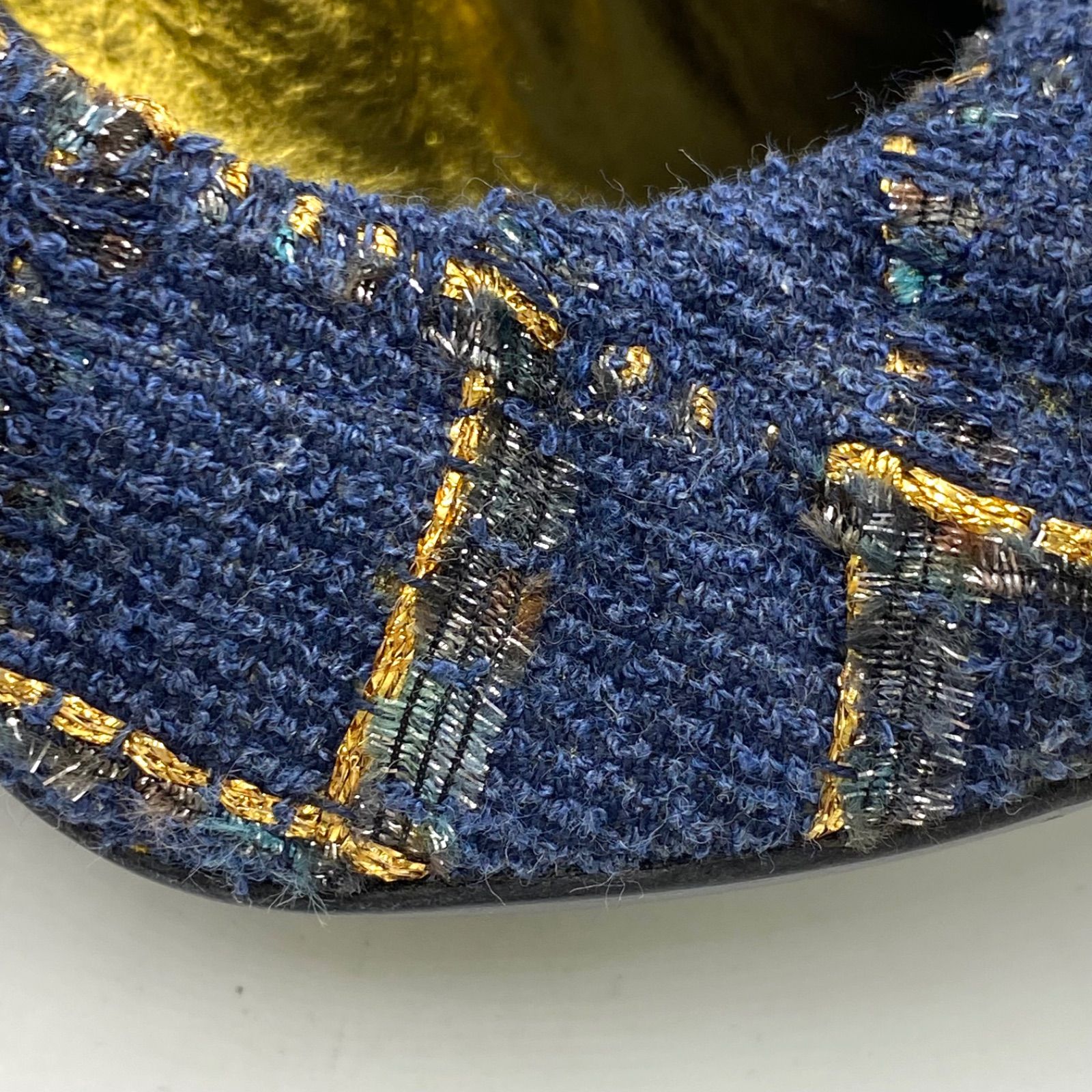 希少！ CHANEL シャネル ツイード ココマーク ハイヒール パンプス