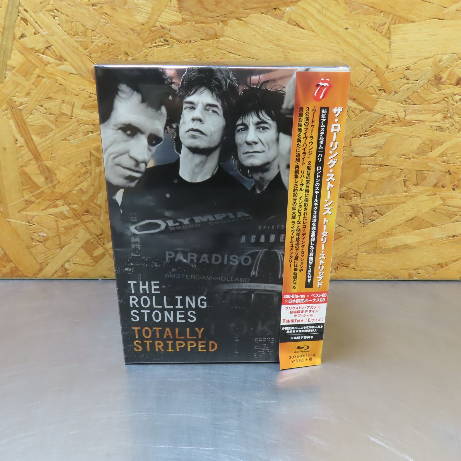 The Rolling Stones トータリー・ストリップド 4SD-Blu-ray Disc+2CD+Tシャツ:Lサイズ ＜完全数量限定生産盤＞ ローリングストーンズ