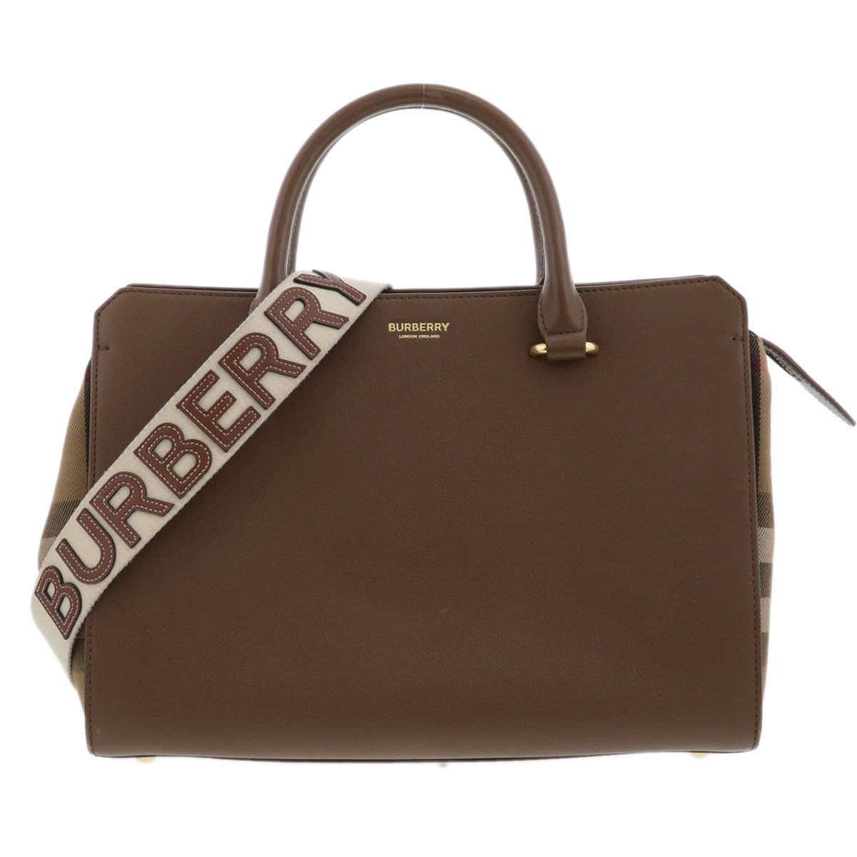 BURBERRY バーバリー ハンド バッグ トートバッグ レディース レザー 