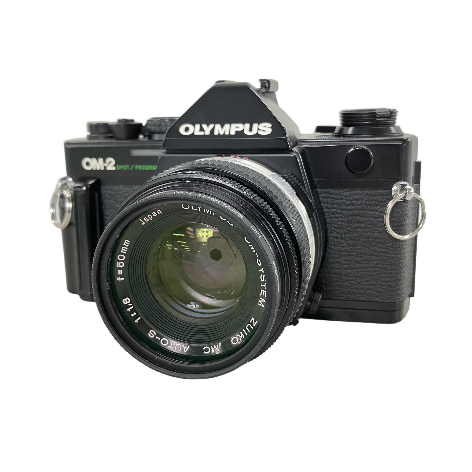 OLYMPUS OM-2 SPOT/PROGRAM ボディF.ZUIKO AUTO-S 50mm F1.8 レンズ