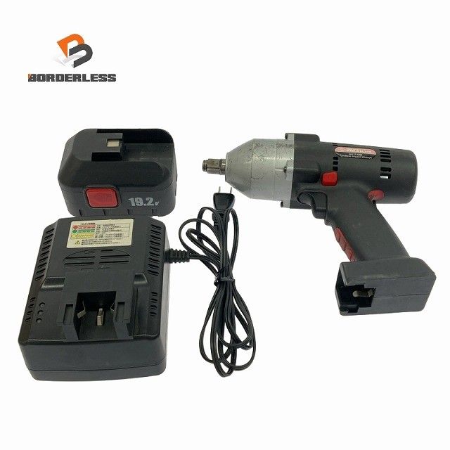 ☆中古品☆TOOL COMPANY STRAIGHT 19.2V コードレスインパクトレンチ Art.17-1800 バッテリ1個 充電器付 充電式125136
