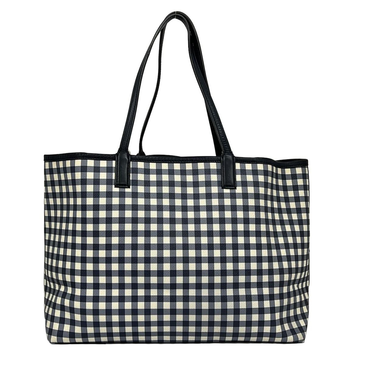 TORY BURCH(トリーバーチ) トートバッグ - アイボリー×ダークグレー 