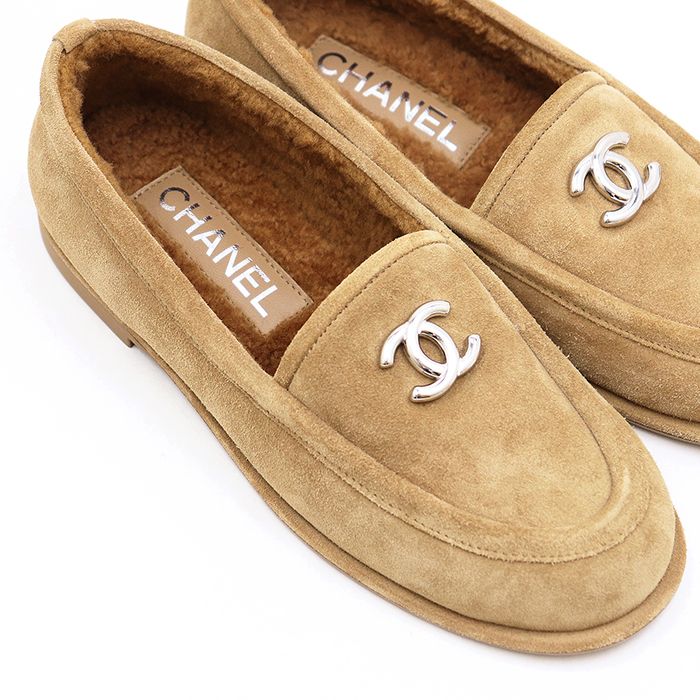 新品同様】CHANEL シャネル ローファー サイズ 37C レディース ココ