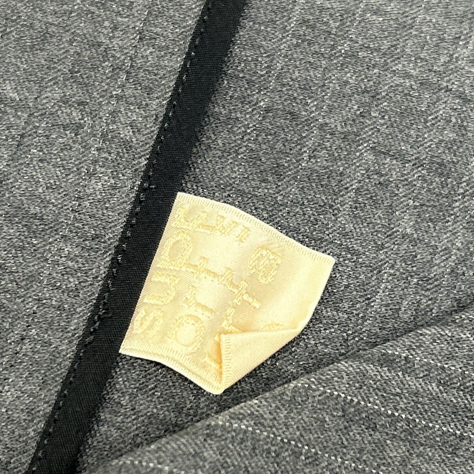 ★美品　サポートサーフェス シルク　ワンピース M グレージュ support surface サポートサーフェス グレー ストライプ バックベルト