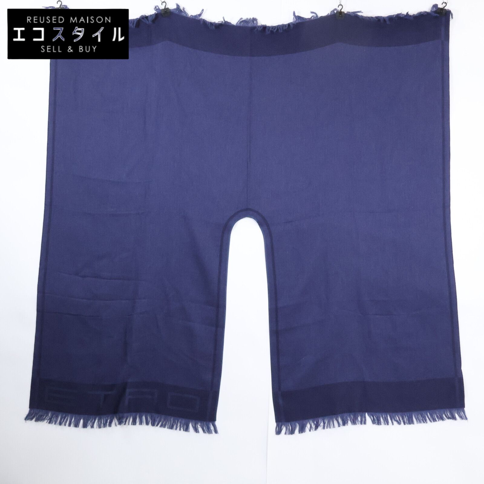 ETRO エトロ 【美品/国内正規】231-14317-9161 シルク/カシミヤ ジャカード ケープ