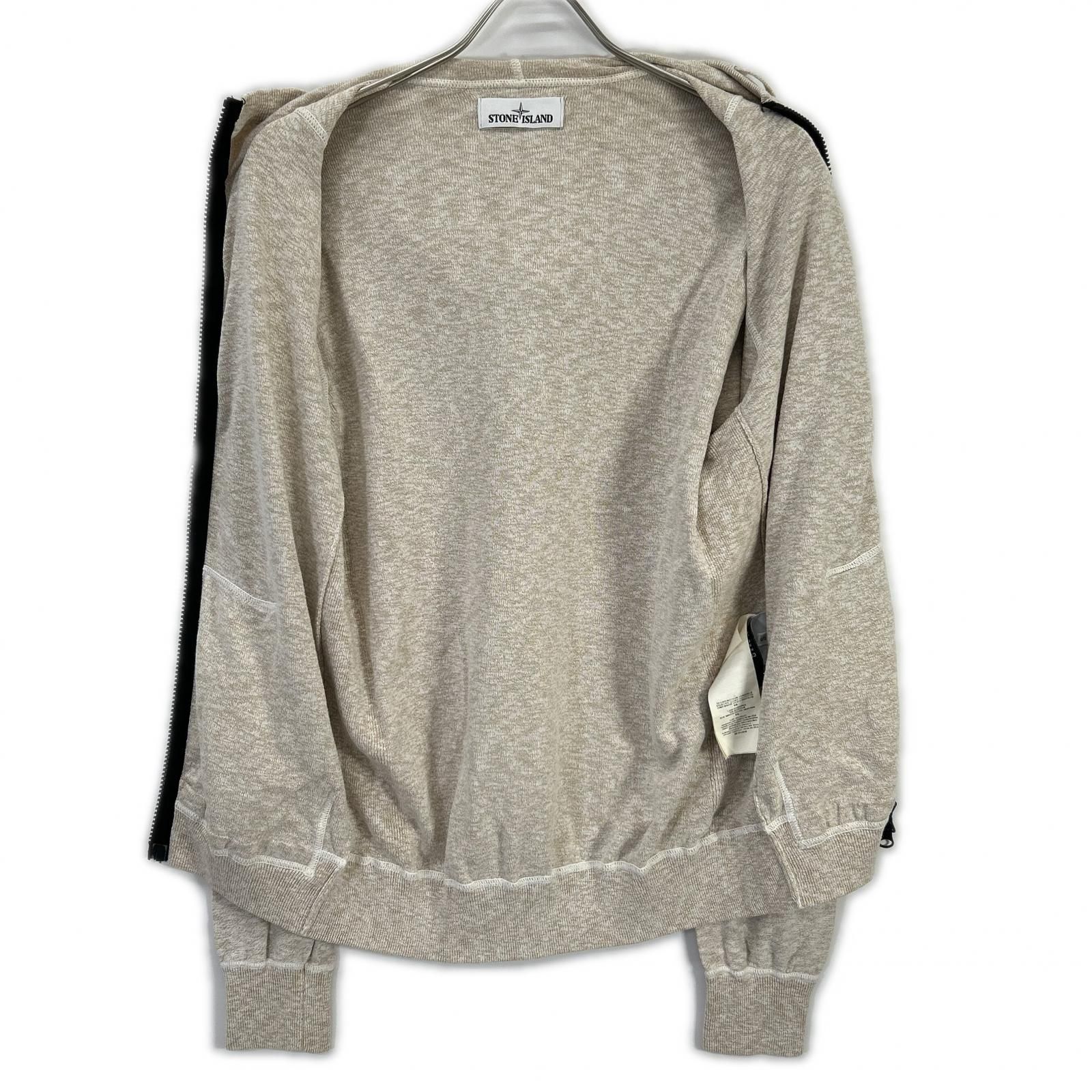 ストーンアイランド　6415538B0 パーカー　ベージュ　Lサイズ STONE ISLAND ストーンアイランド 6415538B0 ベージュ ジップパーカー