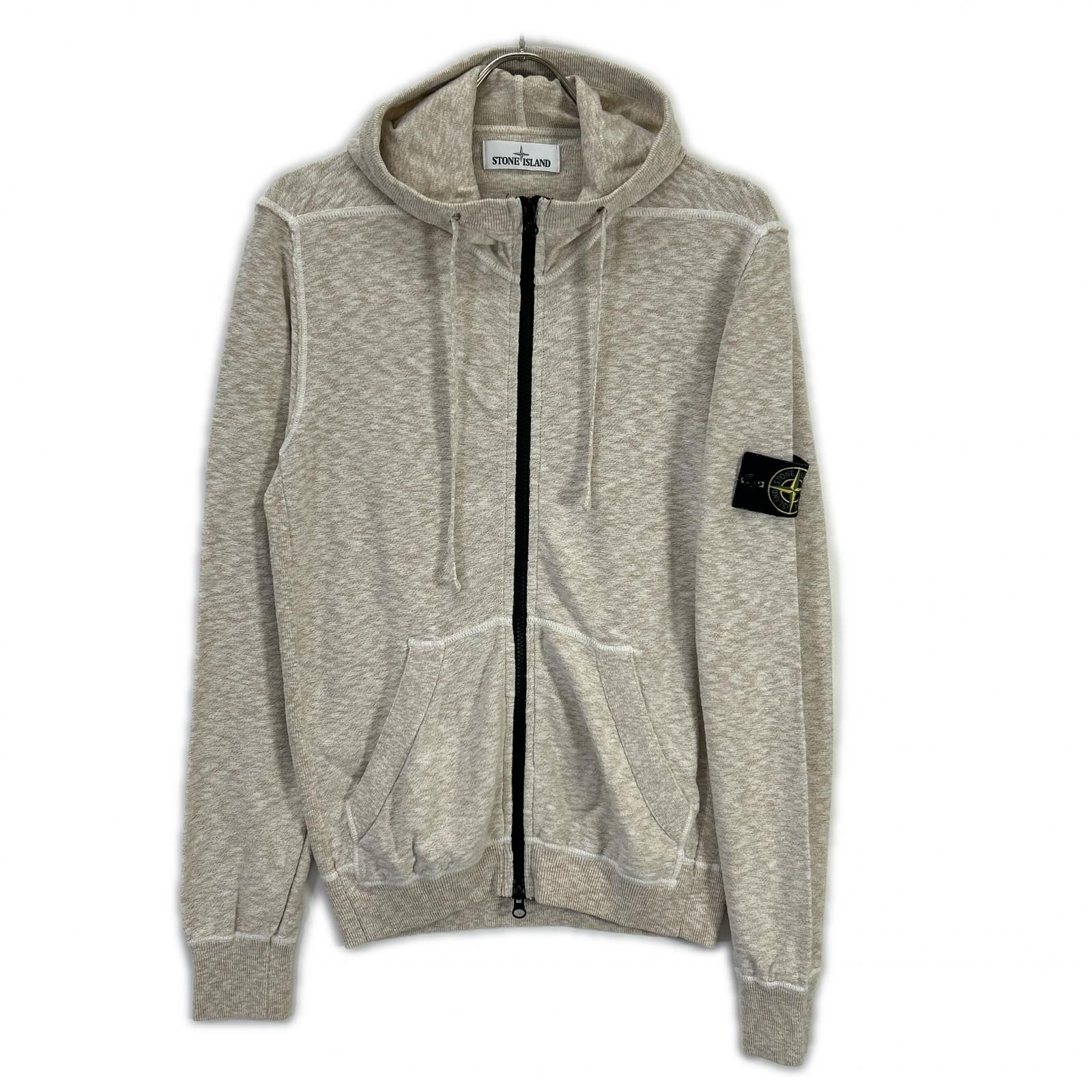 STONE ISLAND ストーンアイランド 6415538B0 ベージュ ジップパーカー
