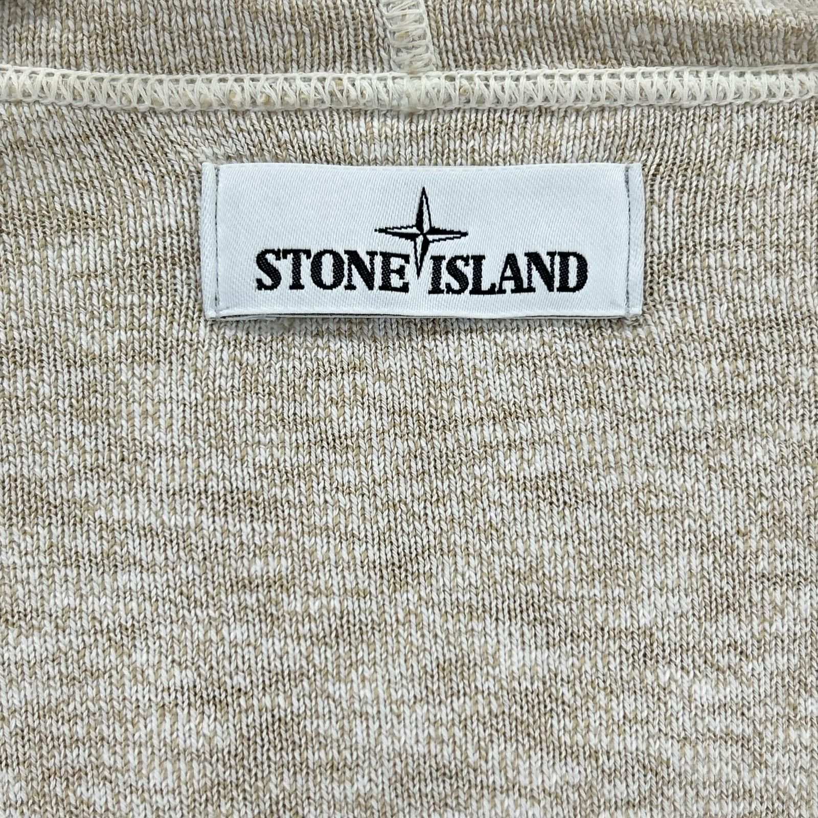 STONE ISLAND ストーンアイランド 6415538B0 ベージュ ジップパーカー