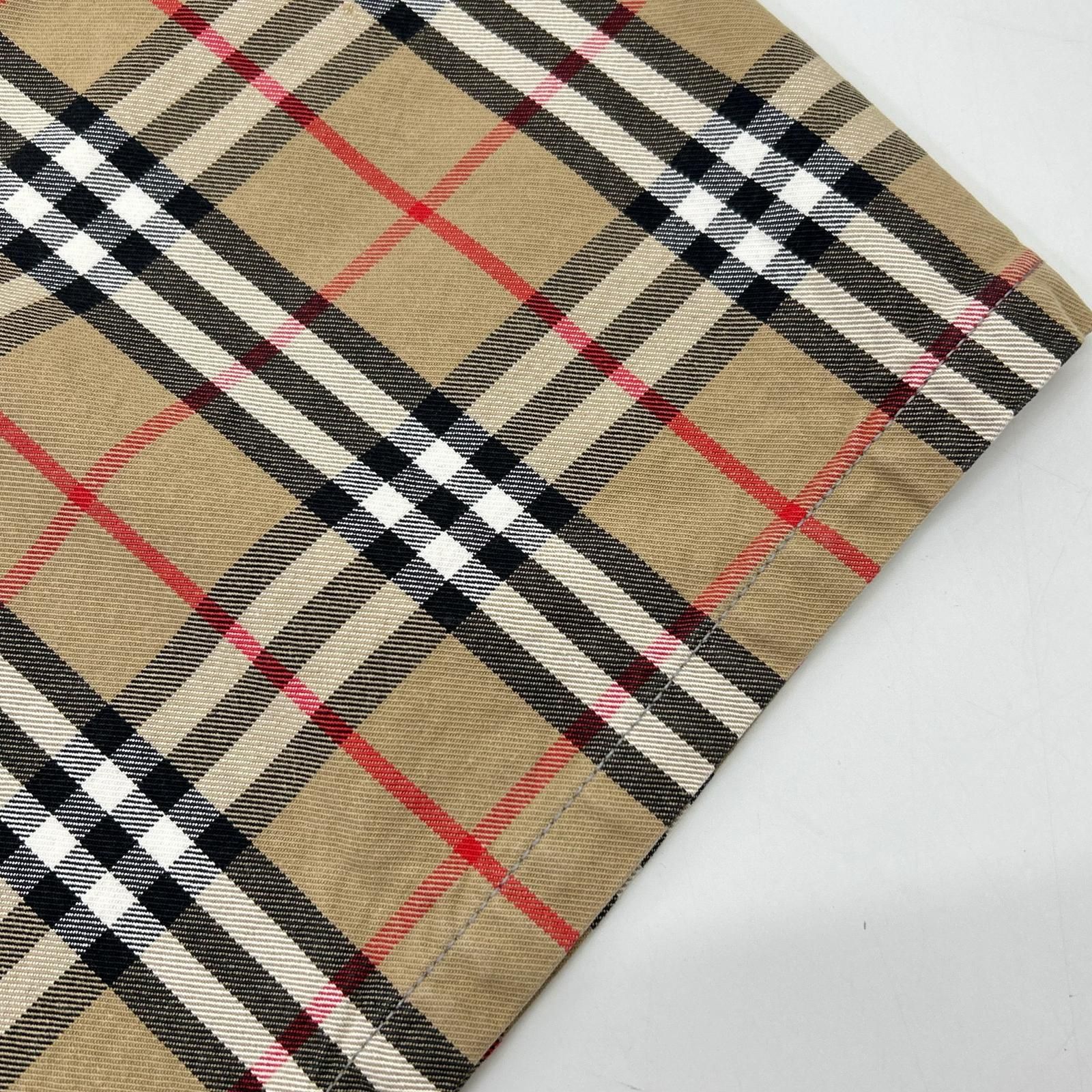 Supreme シュプリーム 22SS ブラウン Burberry ノバチェック denim