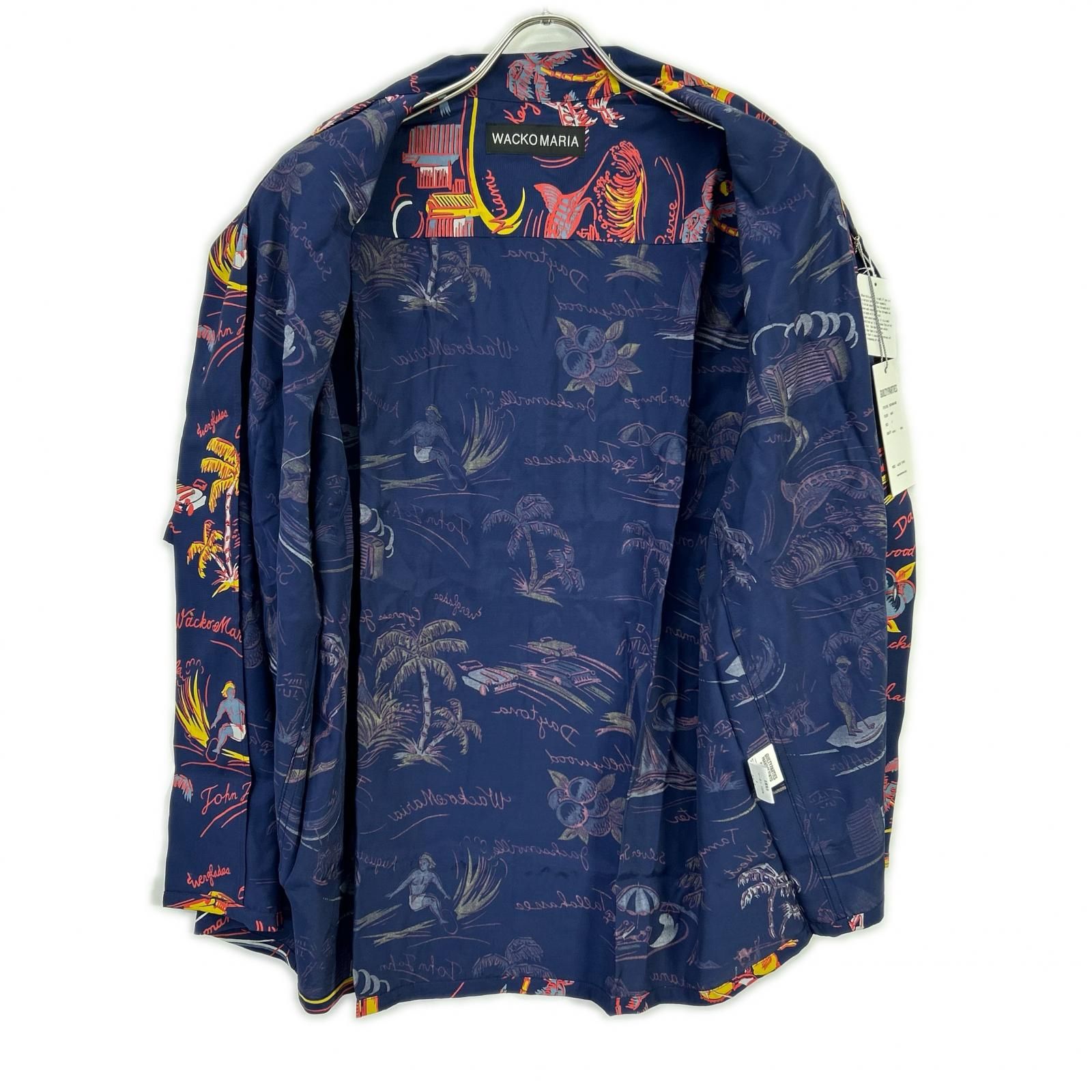 WACKO MARIA ワコマリア 25SS 25SS-WMS-HI02 ネイビー HAWAIIAN SHIRT