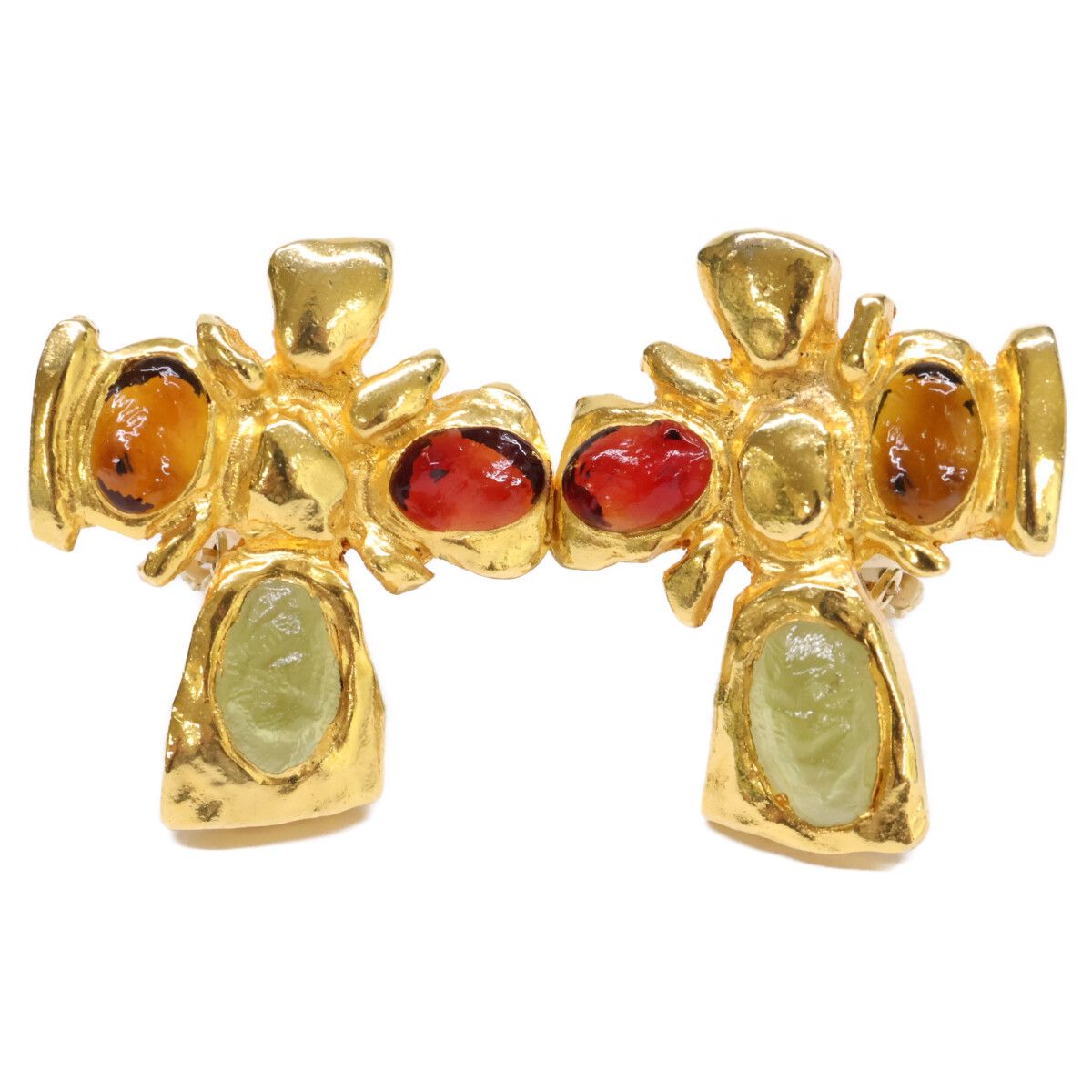 Christian Lacroix クリスチャン ラクロワ カラーストーン クロス