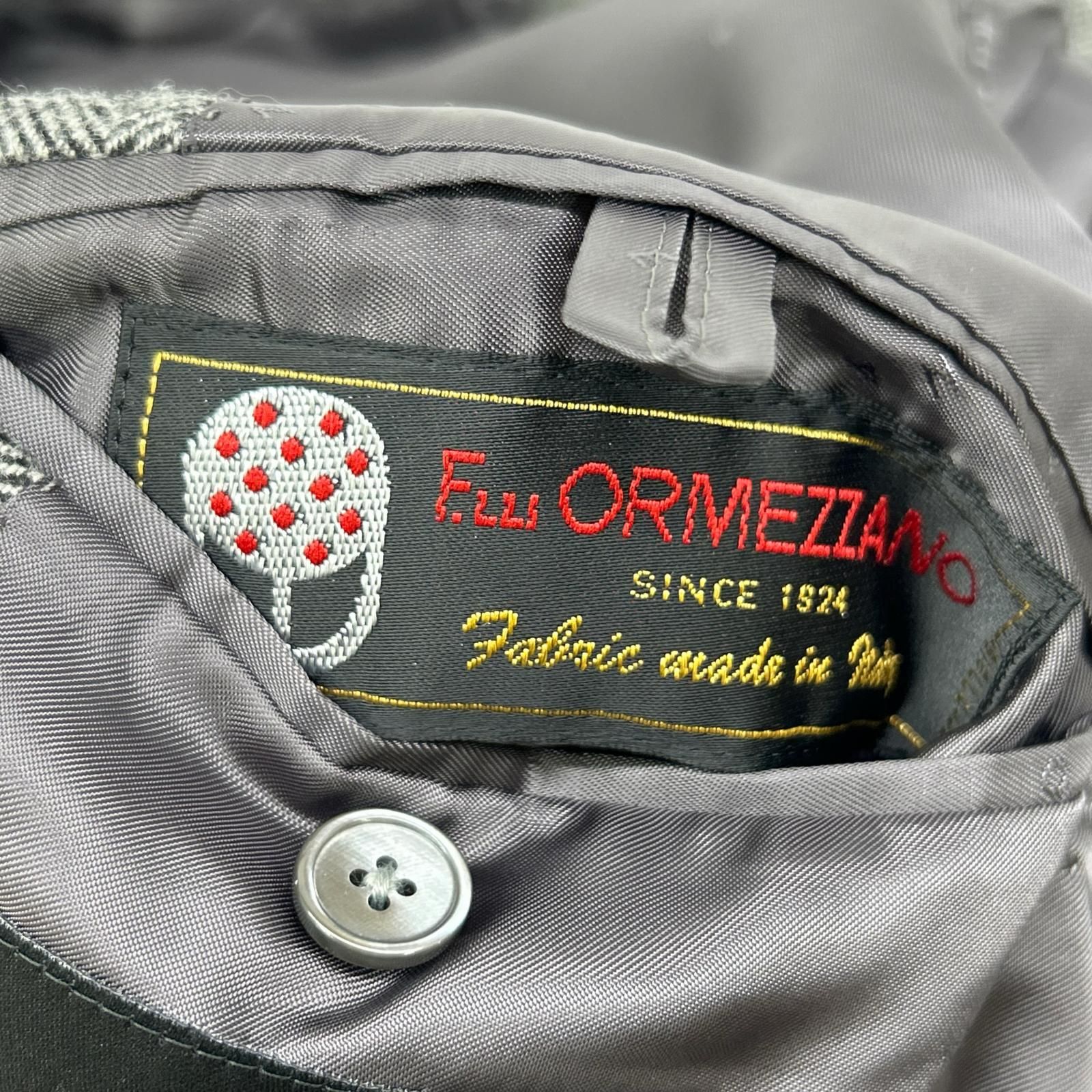 ESTNATION エストネーション ×ORMEZZANO グレー ヘリンボーン シングル