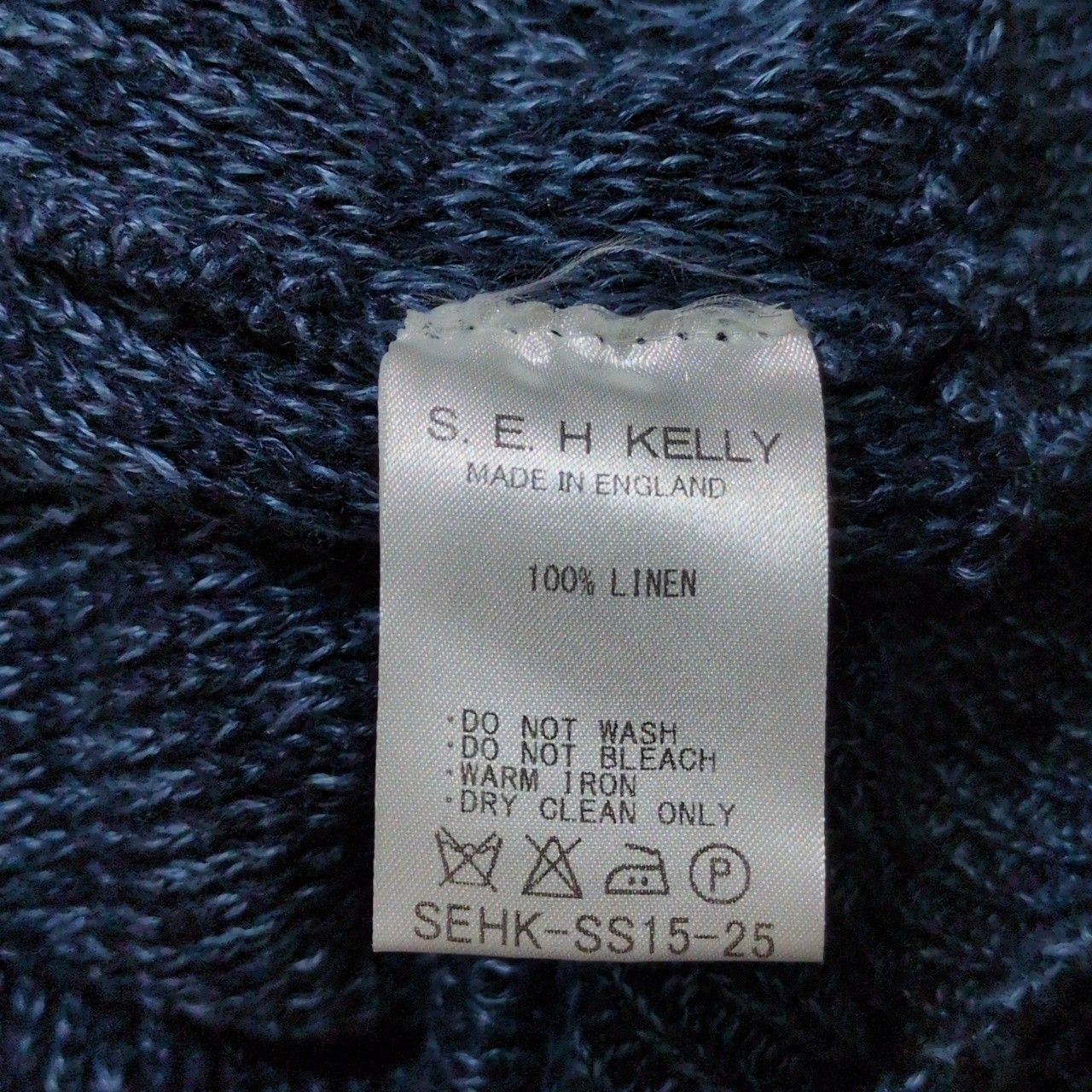 S.E.H.KELLY エスイーエイチケリー SEHK-SS15-25インディゴリネン 
