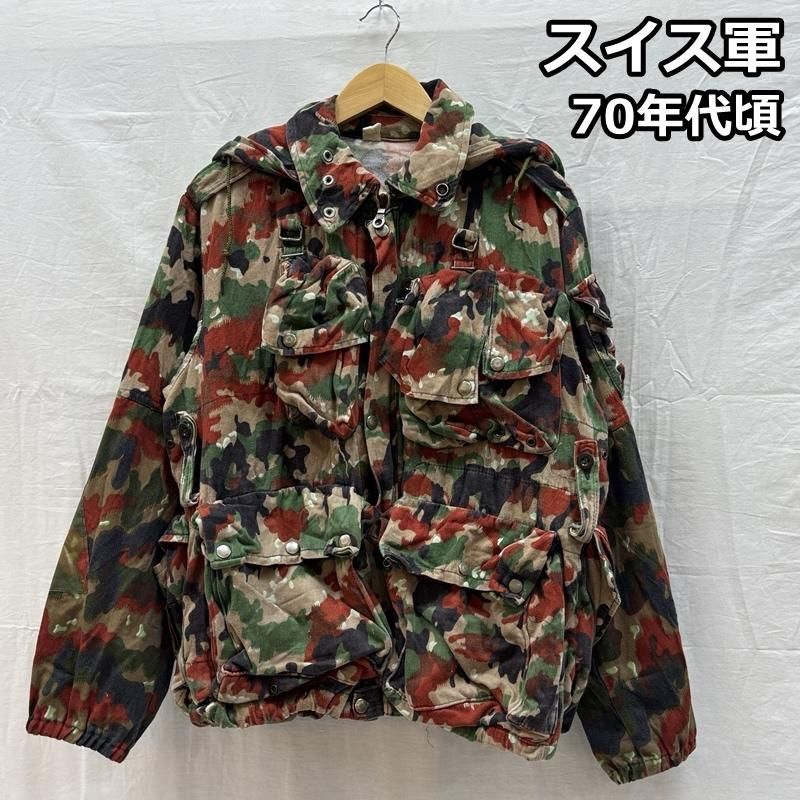 ヴィンテージ スイス軍 70年代頃 アルペンカモフラ M60 ミリタリー