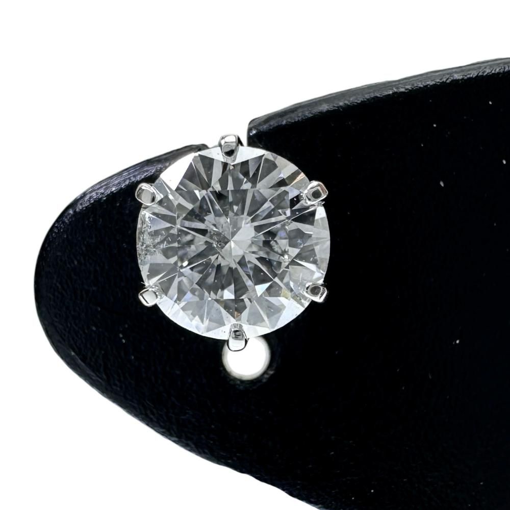 スタッド ダイヤモンド(F-SI2-GD) 0.318×2ct ピアス Pt900プラチナ 