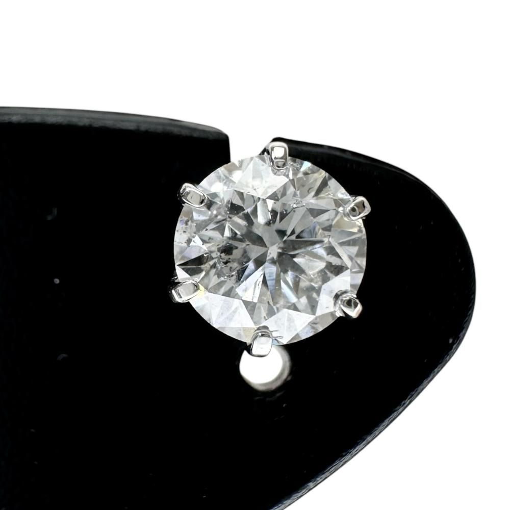 スタッド ダイヤモンド(F-SI2-GD) 0.318×2ct ピアス Pt900プラチナ 